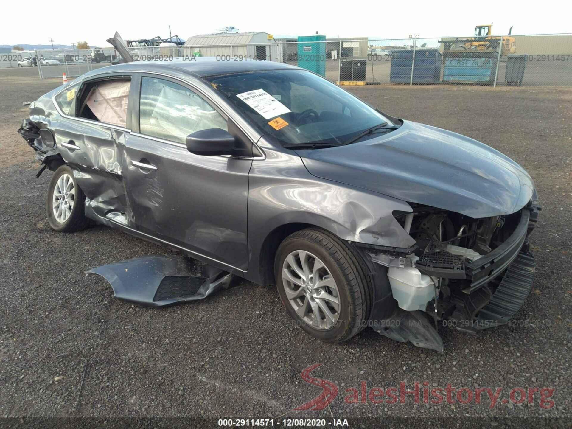 3N1AB7AP0KL613165 2019 NISSAN SENTRA