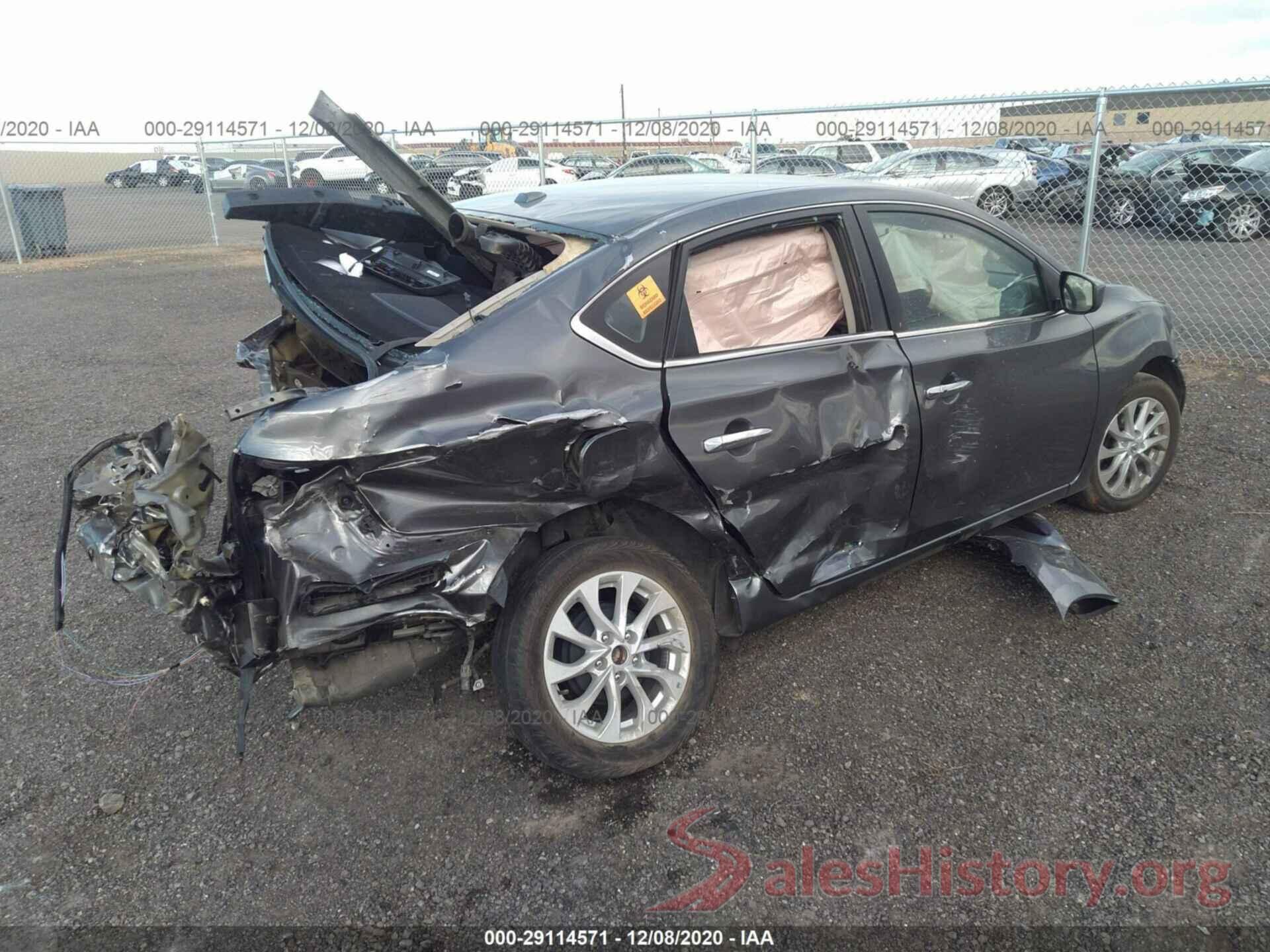 3N1AB7AP0KL613165 2019 NISSAN SENTRA