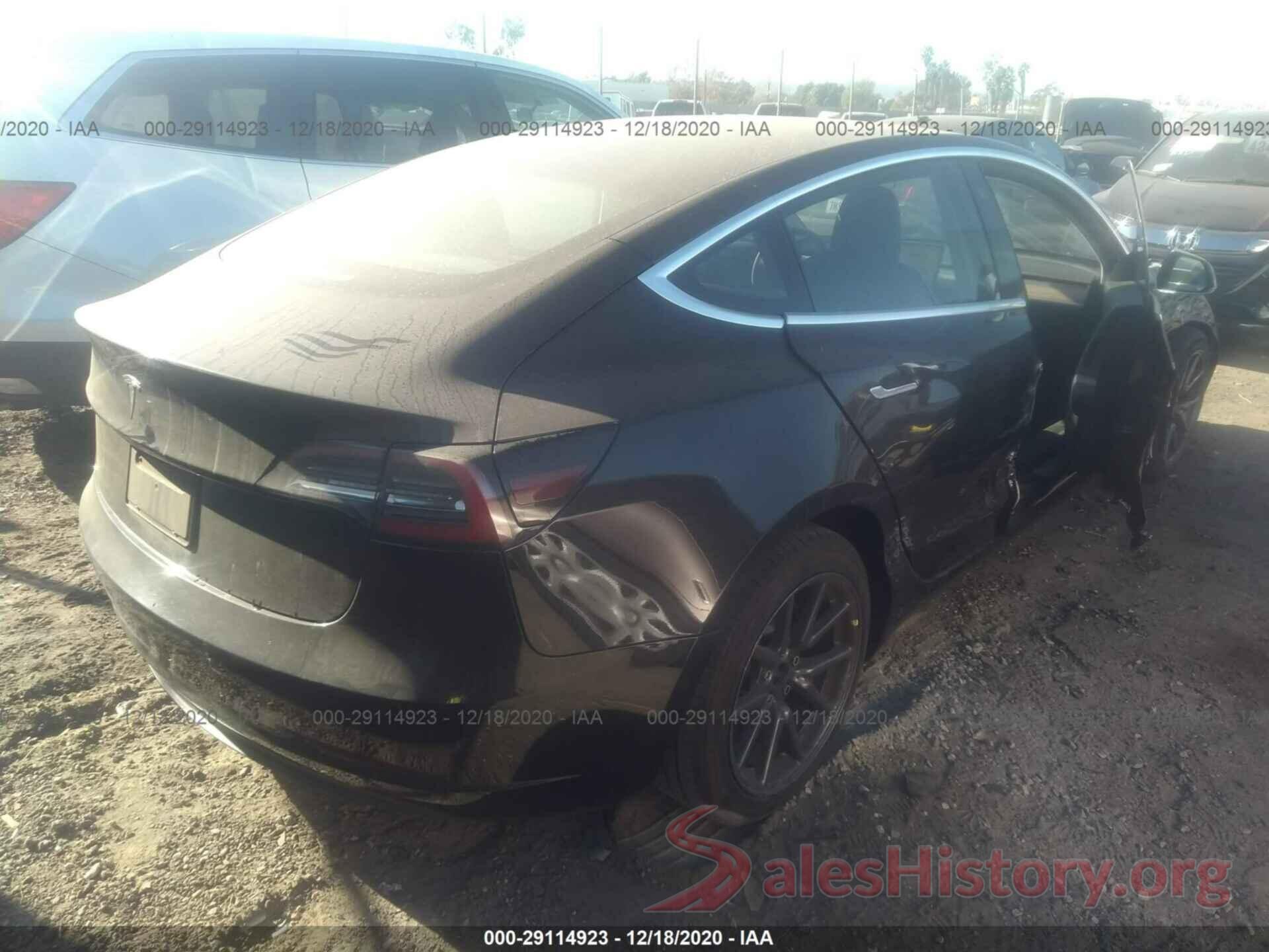 5YJ3E1EA1KF297421 2019 TESLA MODEL 3