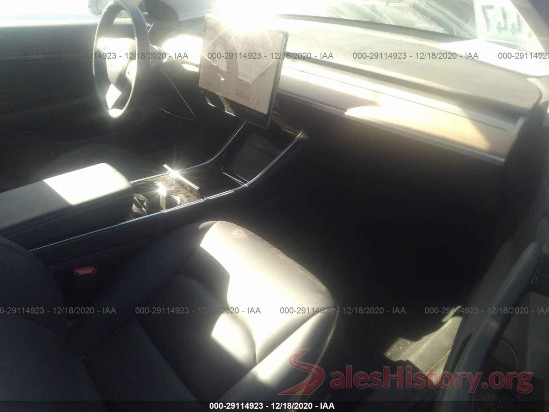 5YJ3E1EA1KF297421 2019 TESLA MODEL 3