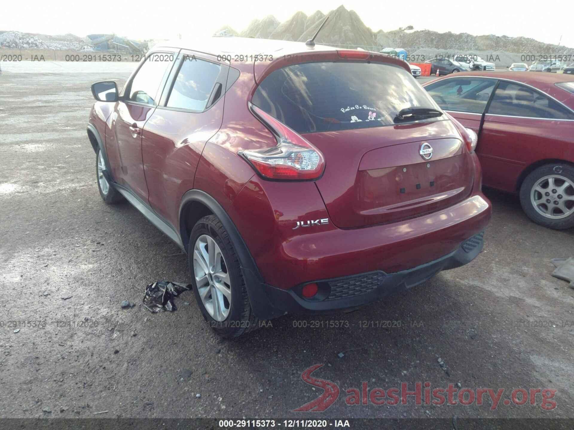 JN8AF5MR6GT606442 2016 NISSAN JUKE