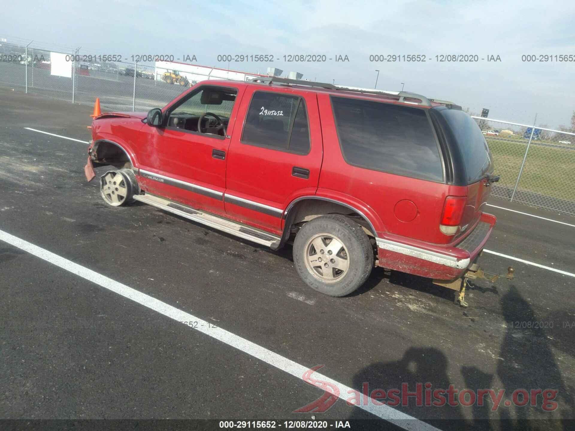 1GNDT13WXS2112673 1995 CHEVROLET BLAZER