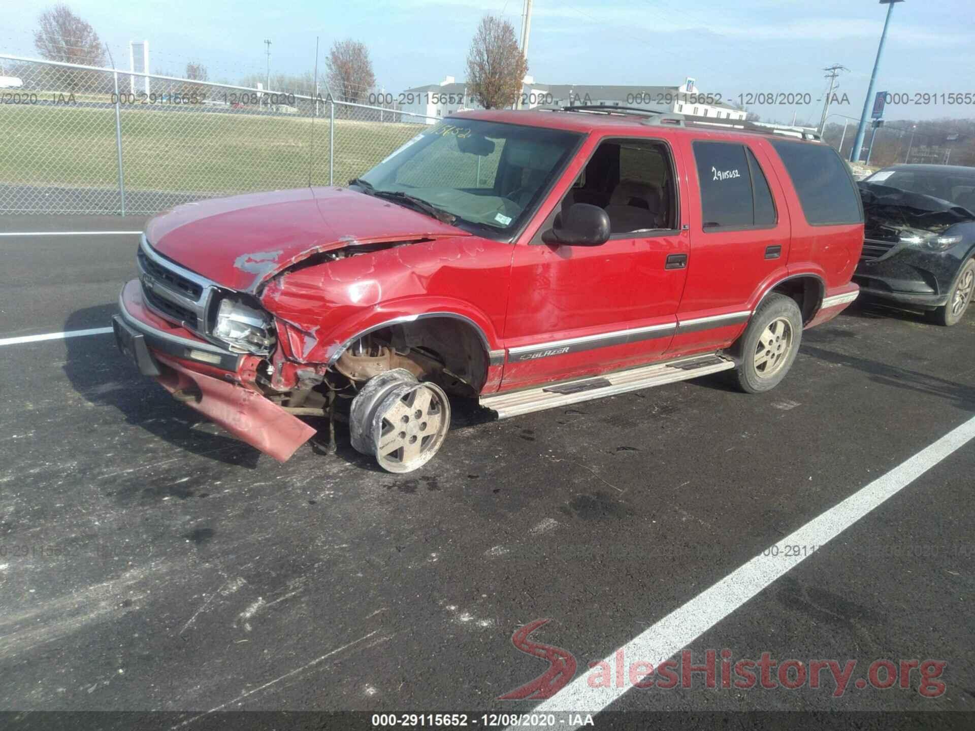 1GNDT13WXS2112673 1995 CHEVROLET BLAZER