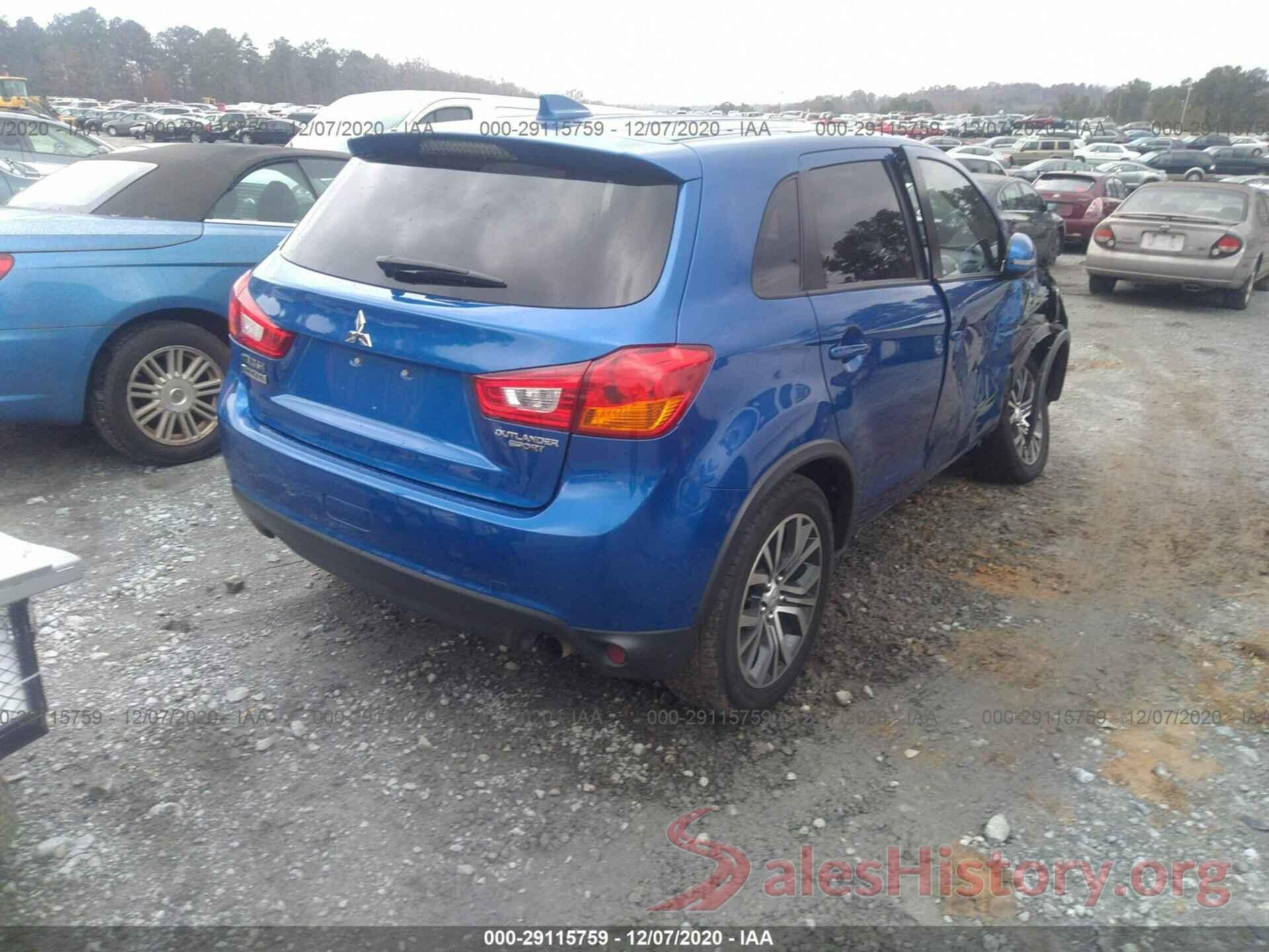 JA4AP3AUXHZ056242 2017 MITSUBISHI OUTLANDER SPORT