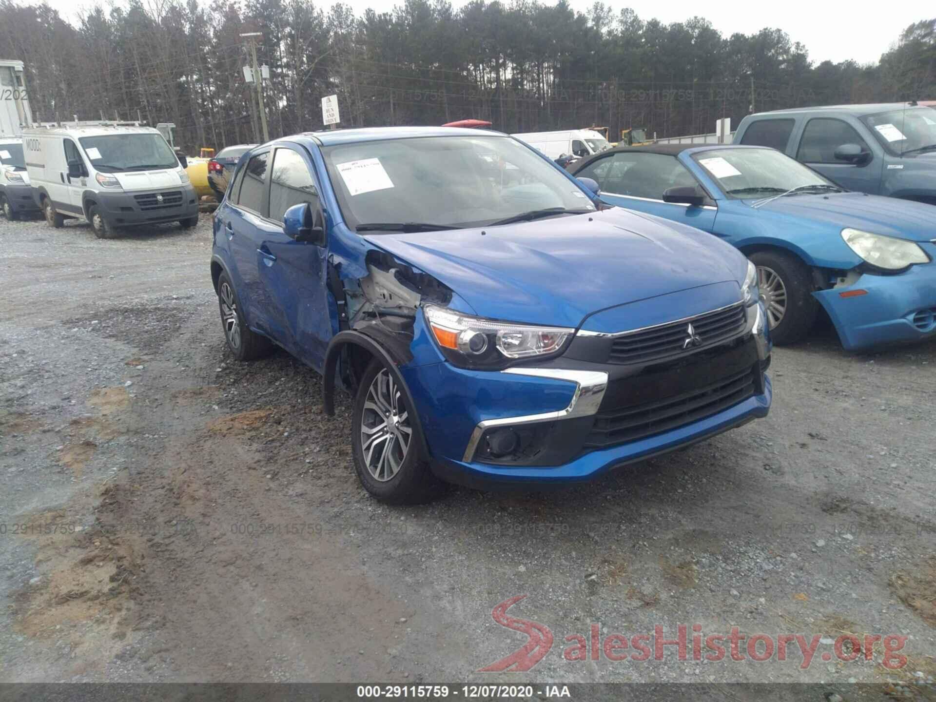 JA4AP3AUXHZ056242 2017 MITSUBISHI OUTLANDER SPORT