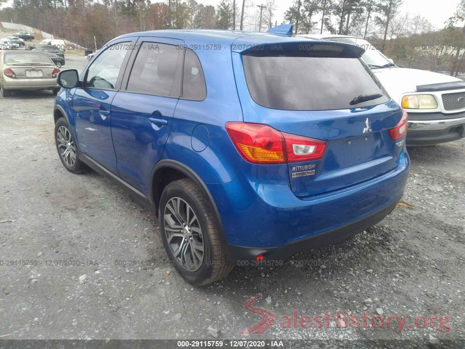 JA4AP3AUXHZ056242 2017 MITSUBISHI OUTLANDER SPORT