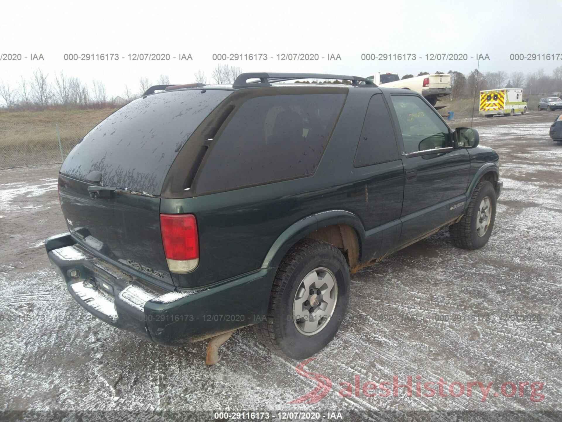 1GNCT18W02K222717 2002 CHEVROLET BLAZER