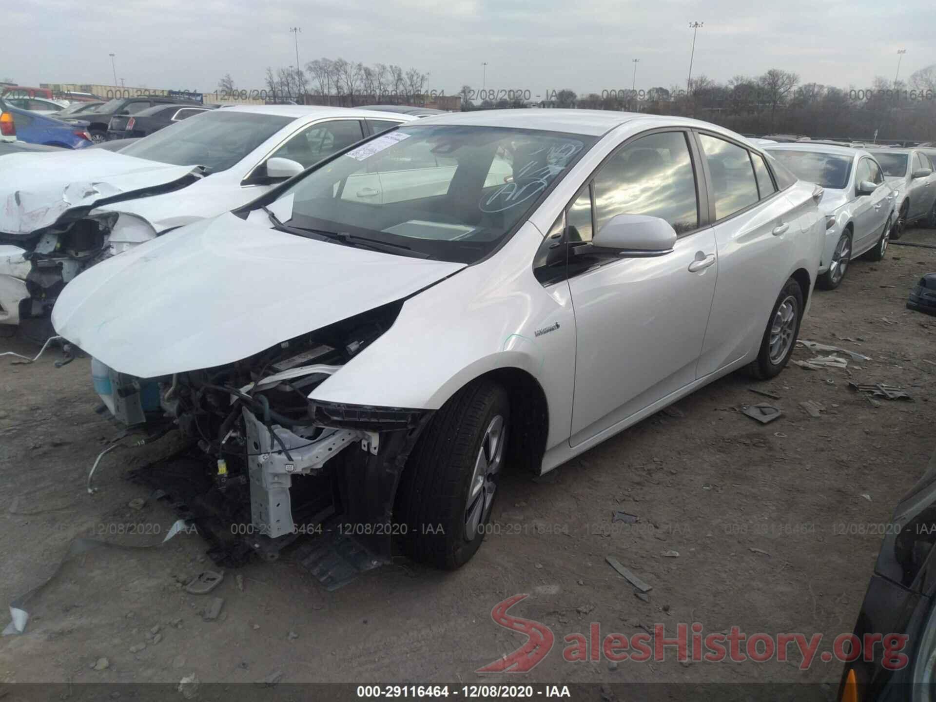 JTDKARFU2H3051062 2017 TOYOTA PRIUS