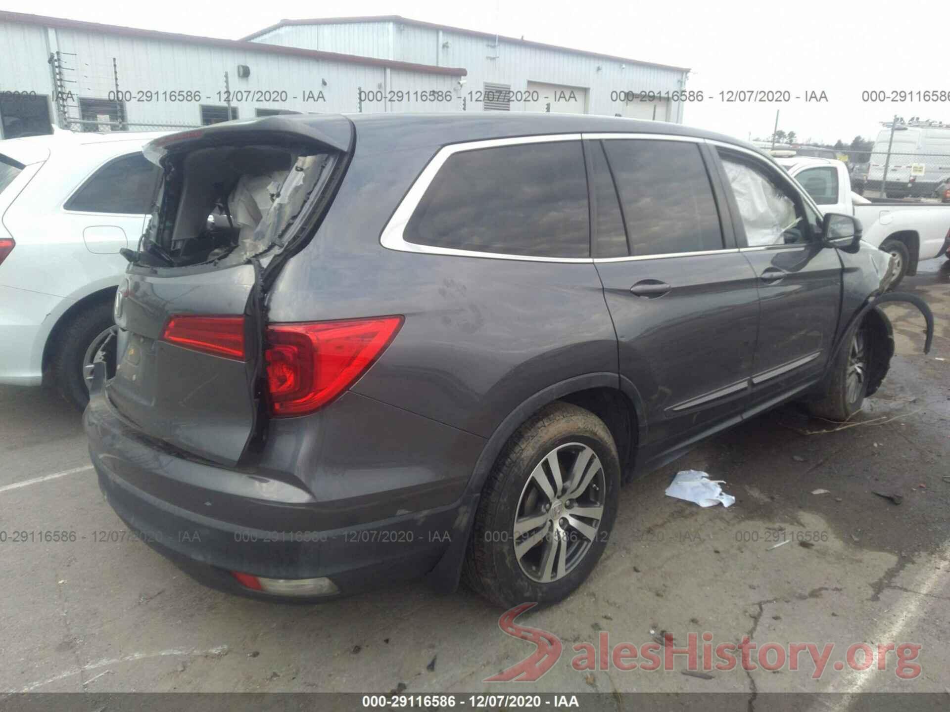 5FNYF5H58GB045424 2016 HONDA PILOT