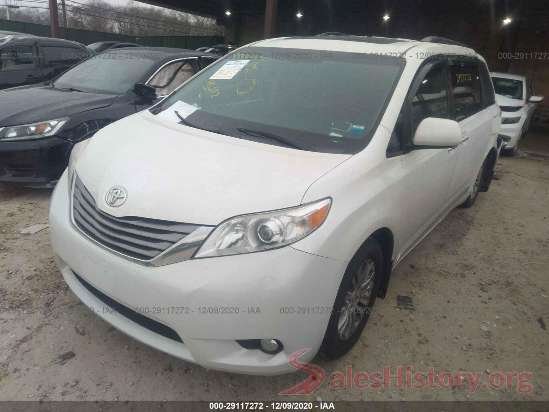 5TDYK3DC0GS750072 2016 TOYOTA SIENNA