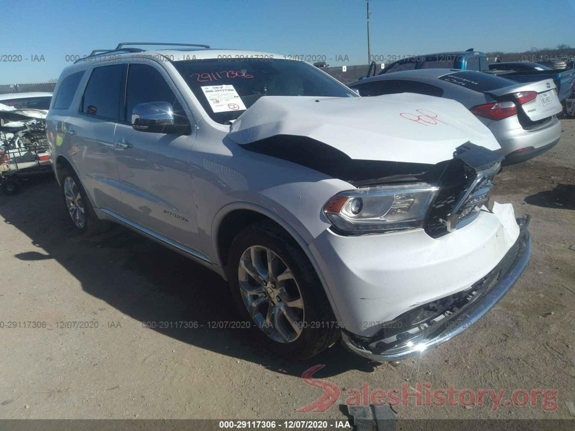 1C4RDHEGXHC664722 2017 DODGE DURANGO