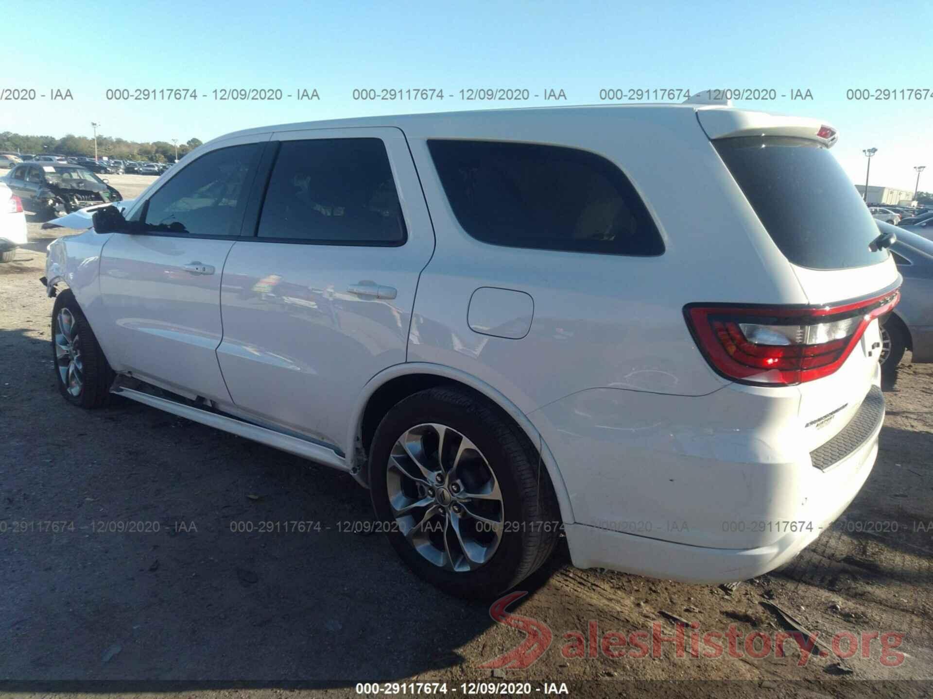 1C4SDHCT7KC604244 2019 DODGE DURANGO