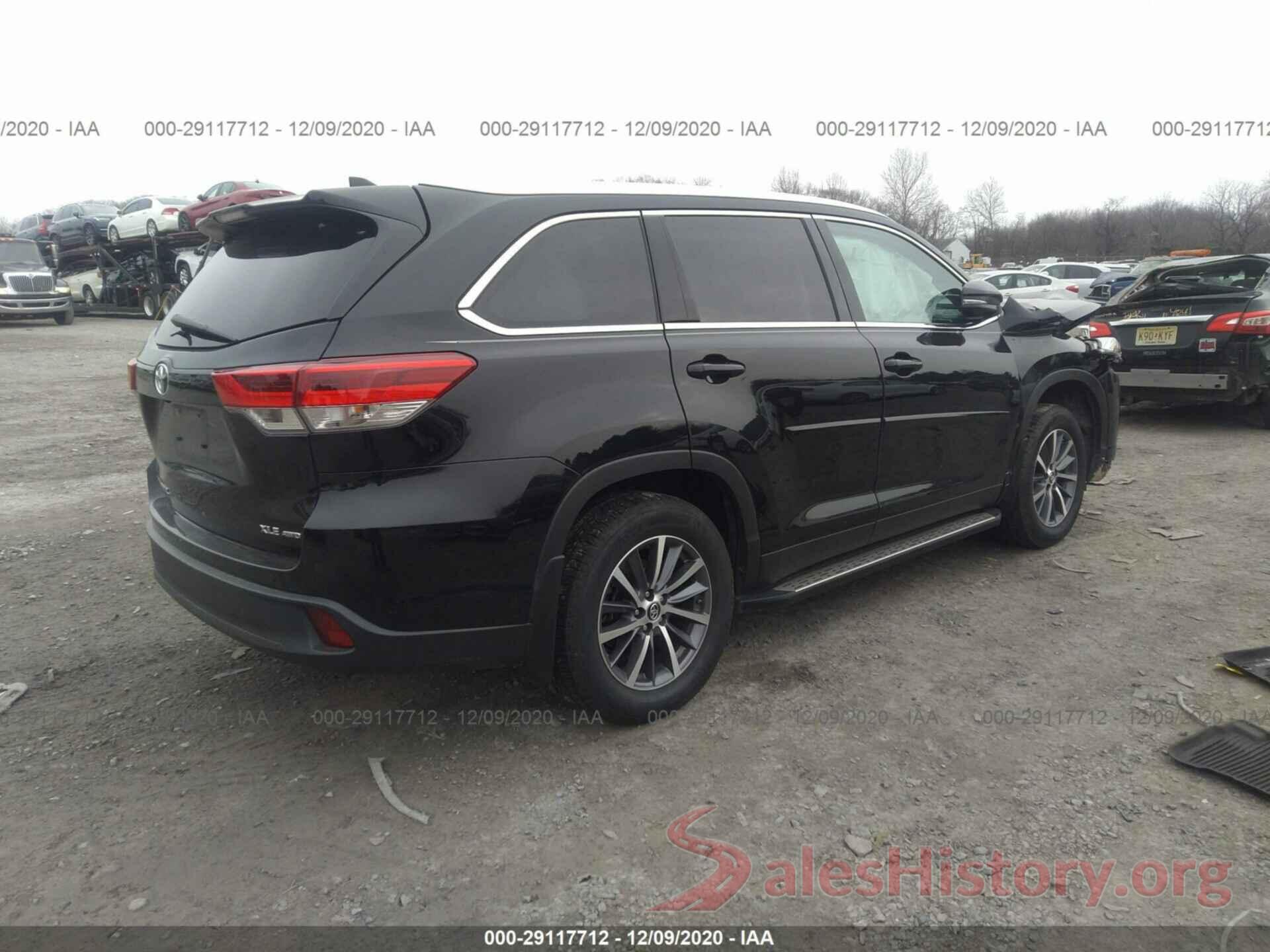 5TDJZRFH4KS603903 2019 TOYOTA HIGHLANDER