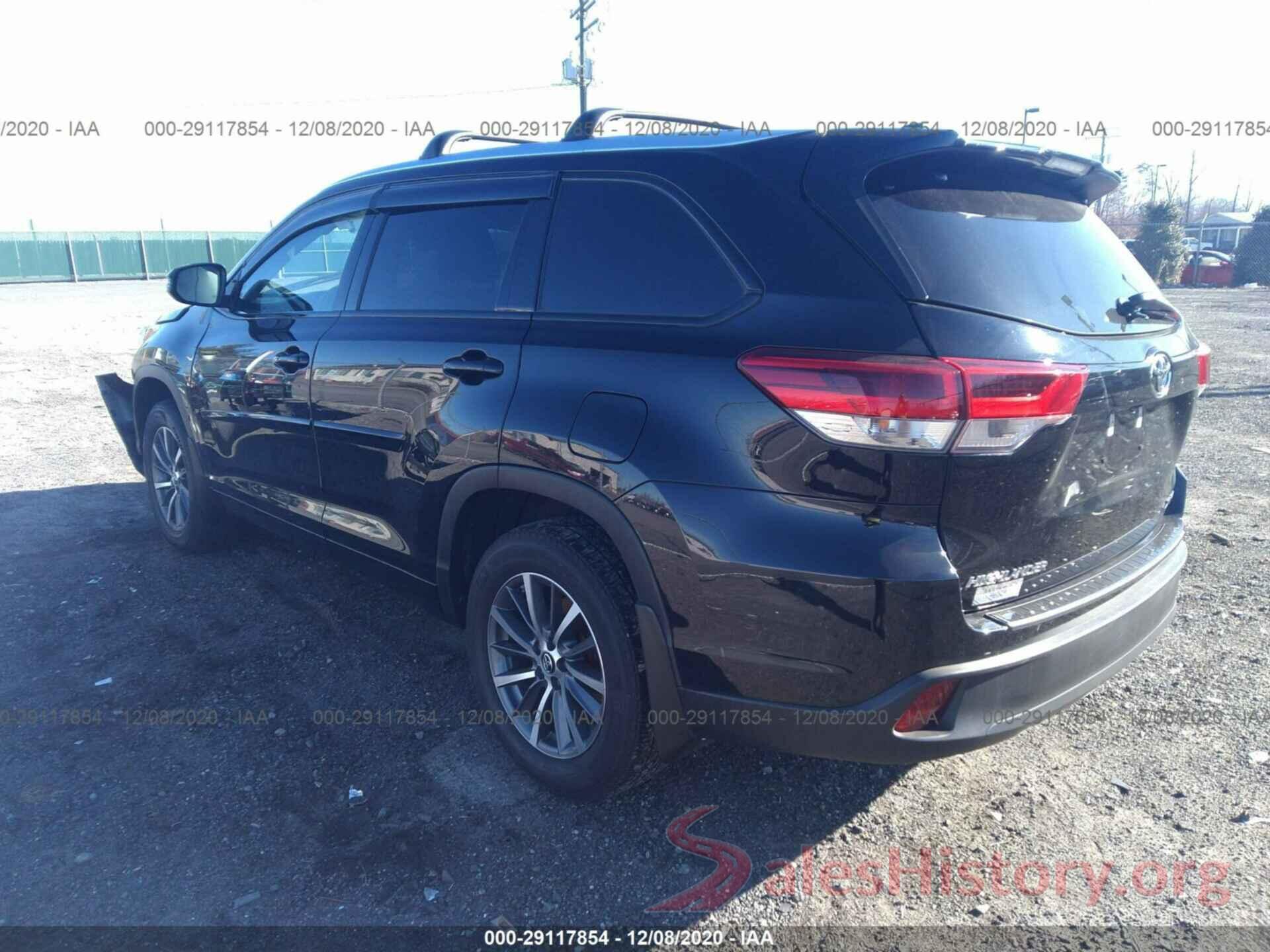 5TDJZRFH1HS516386 2017 TOYOTA HIGHLANDER