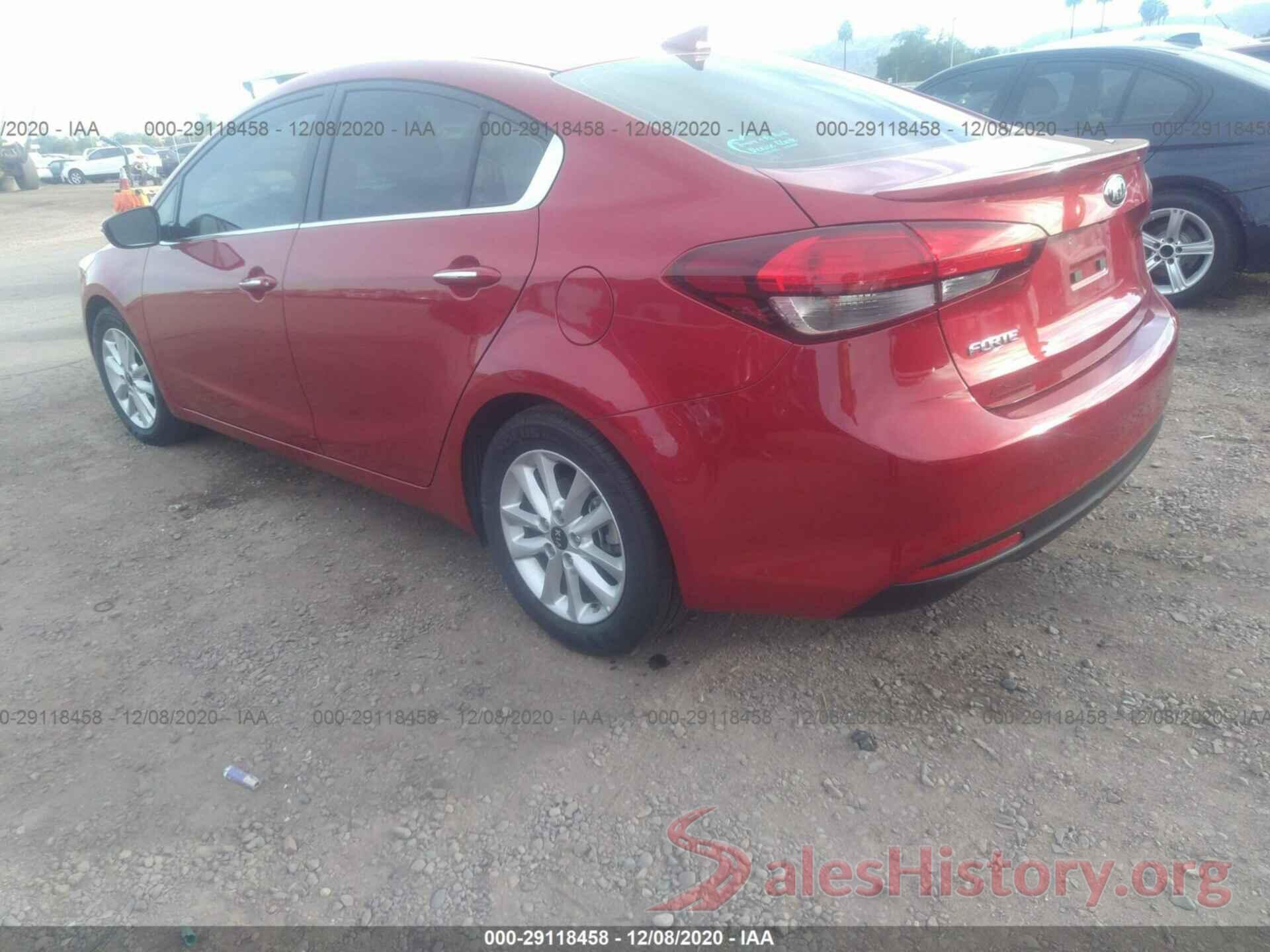 3KPFL4A78HE157556 2017 KIA FORTE