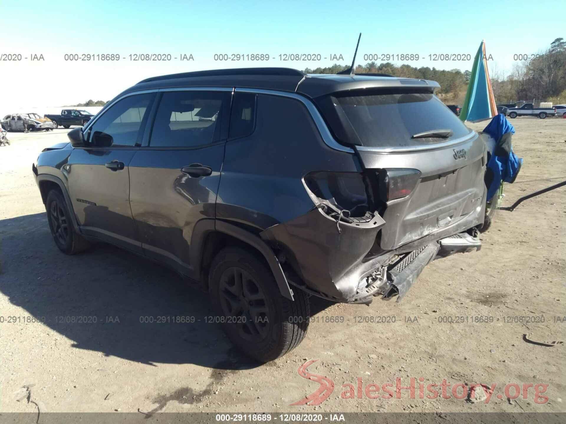 3C4NJCAB6KT613119 2019 JEEP COMPASS