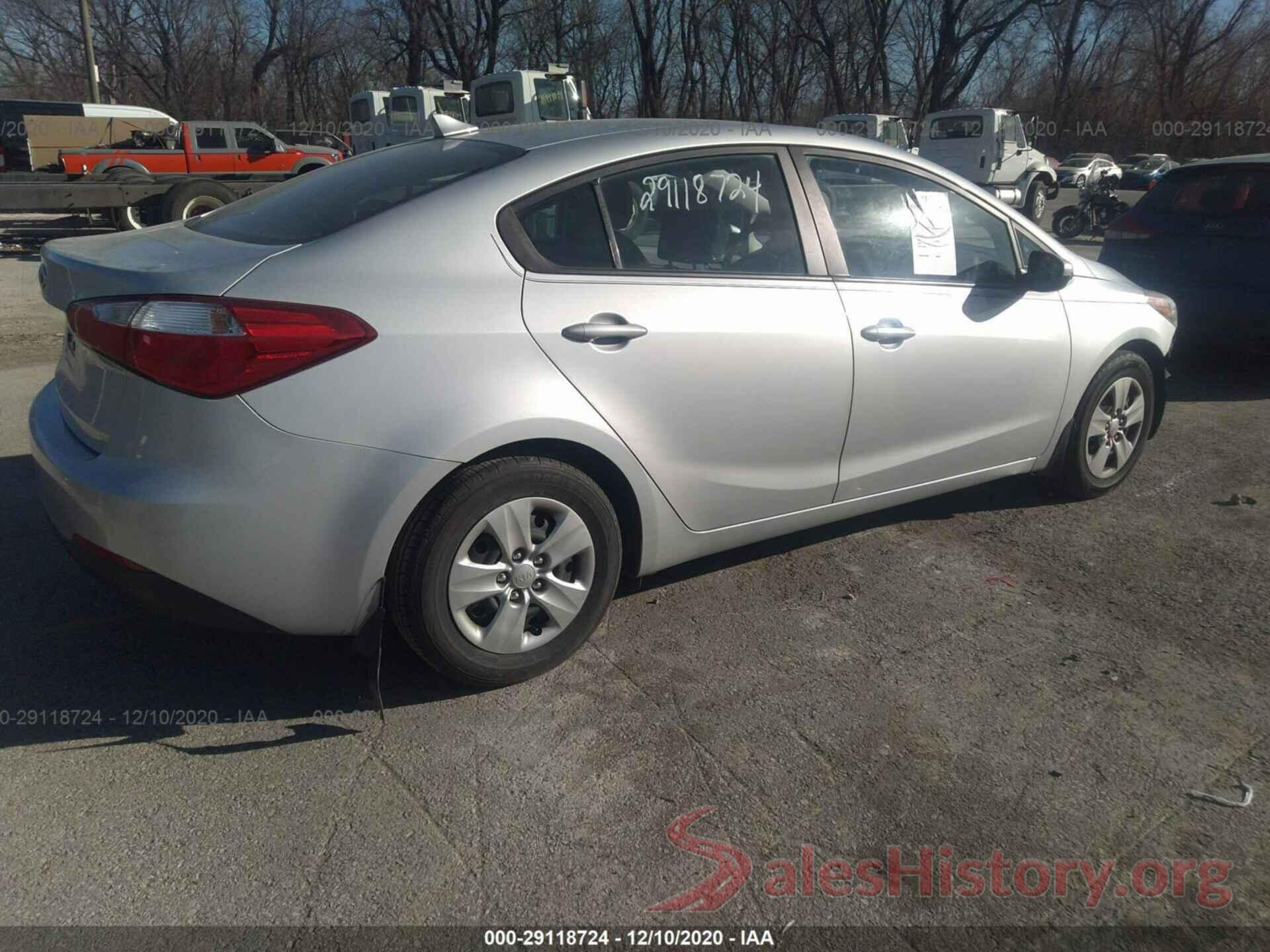 KNAFK4A67G5602791 2016 KIA FORTE