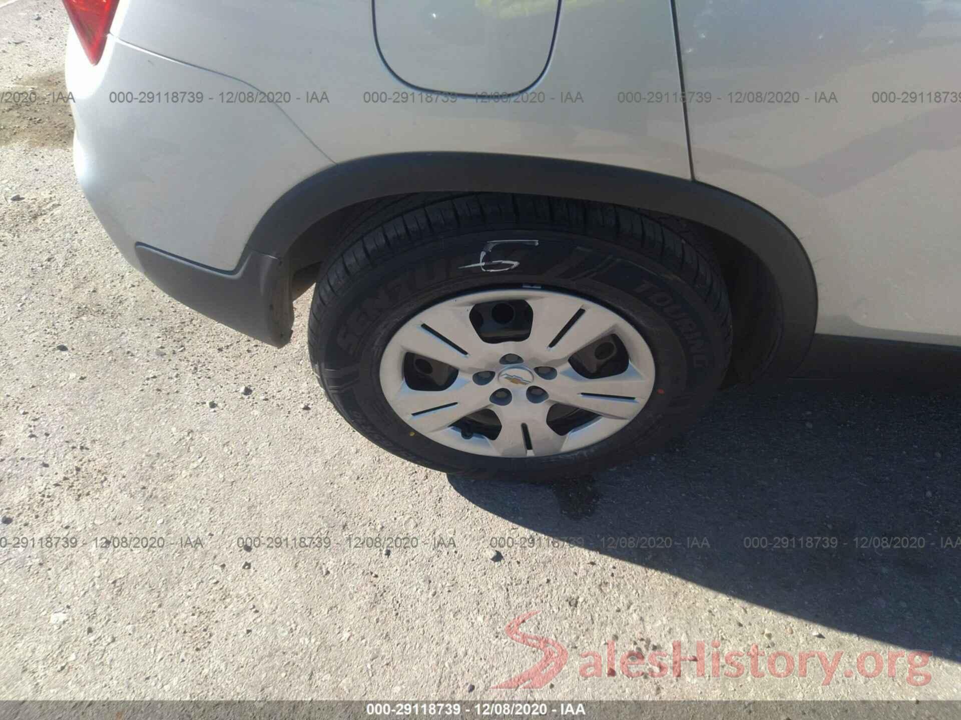 KL7CJKSB7JB722198 2018 CHEVROLET TRAX