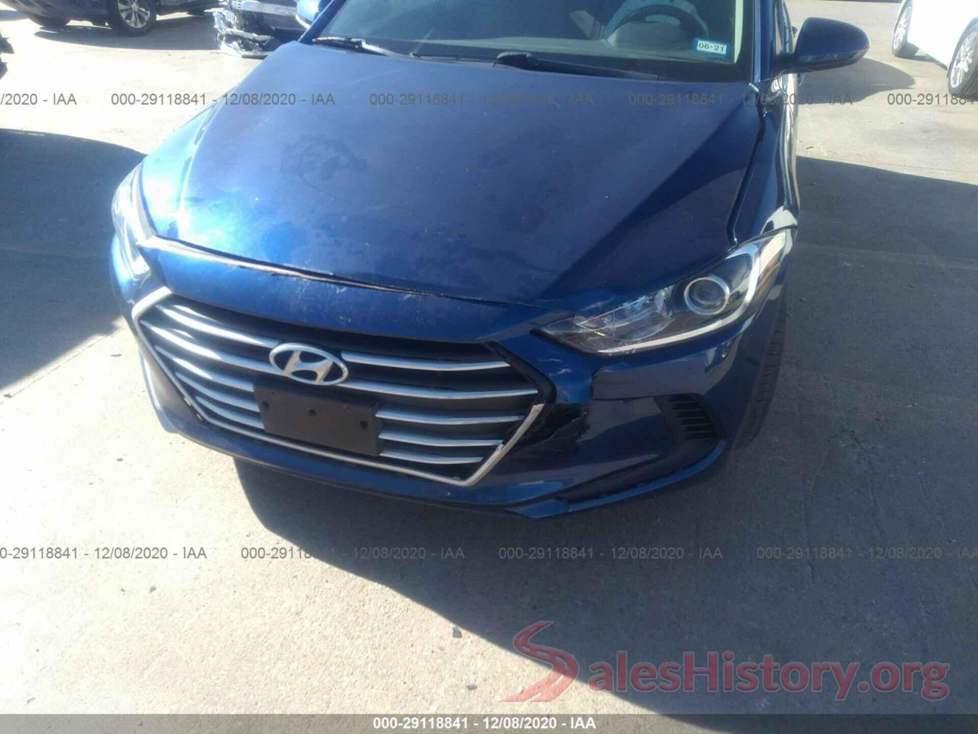 5NPD74LF6JH318441 2018 HYUNDAI ELANTRA