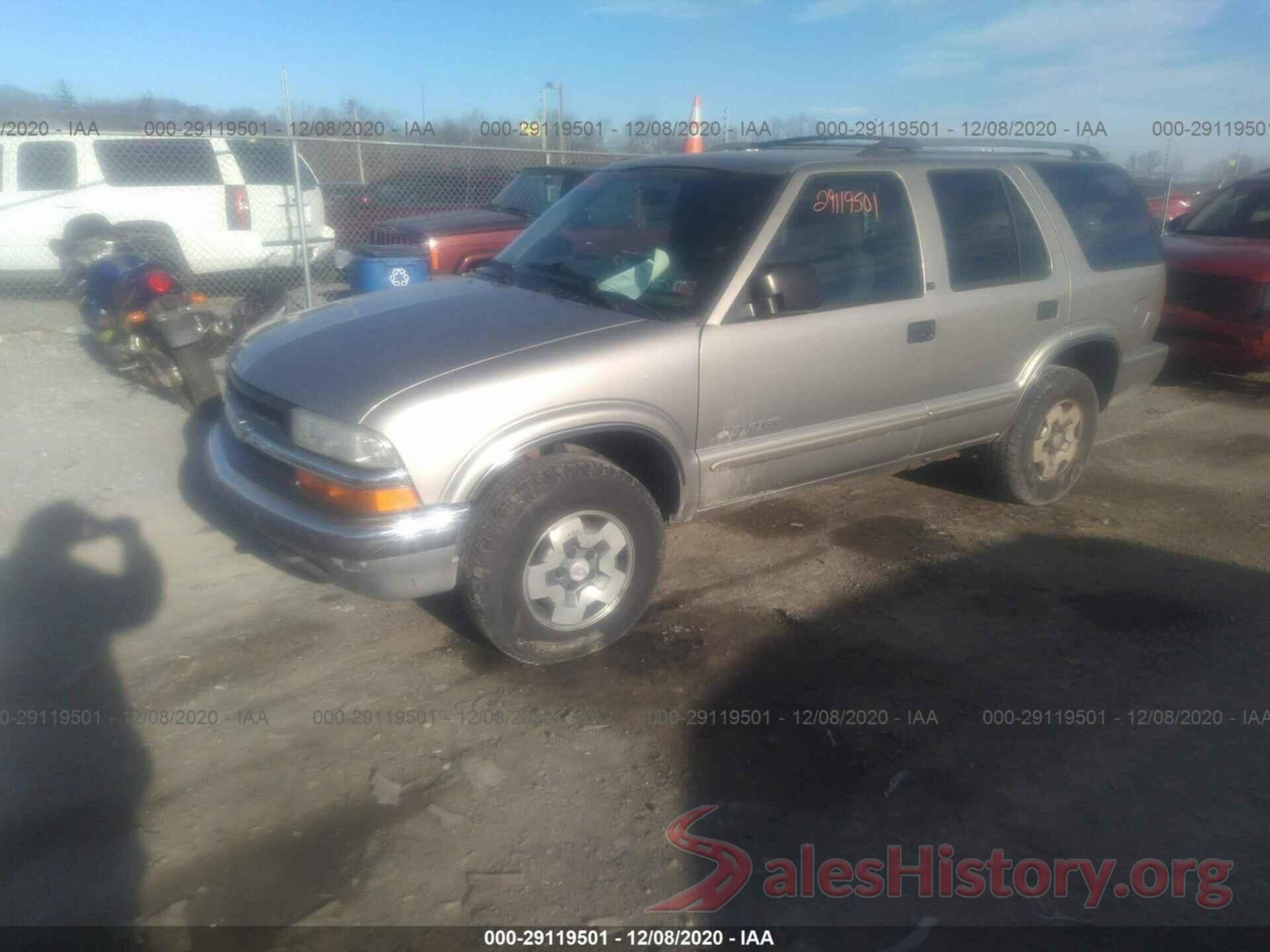 1GNDT13X23K125492 2003 CHEVROLET BLAZER