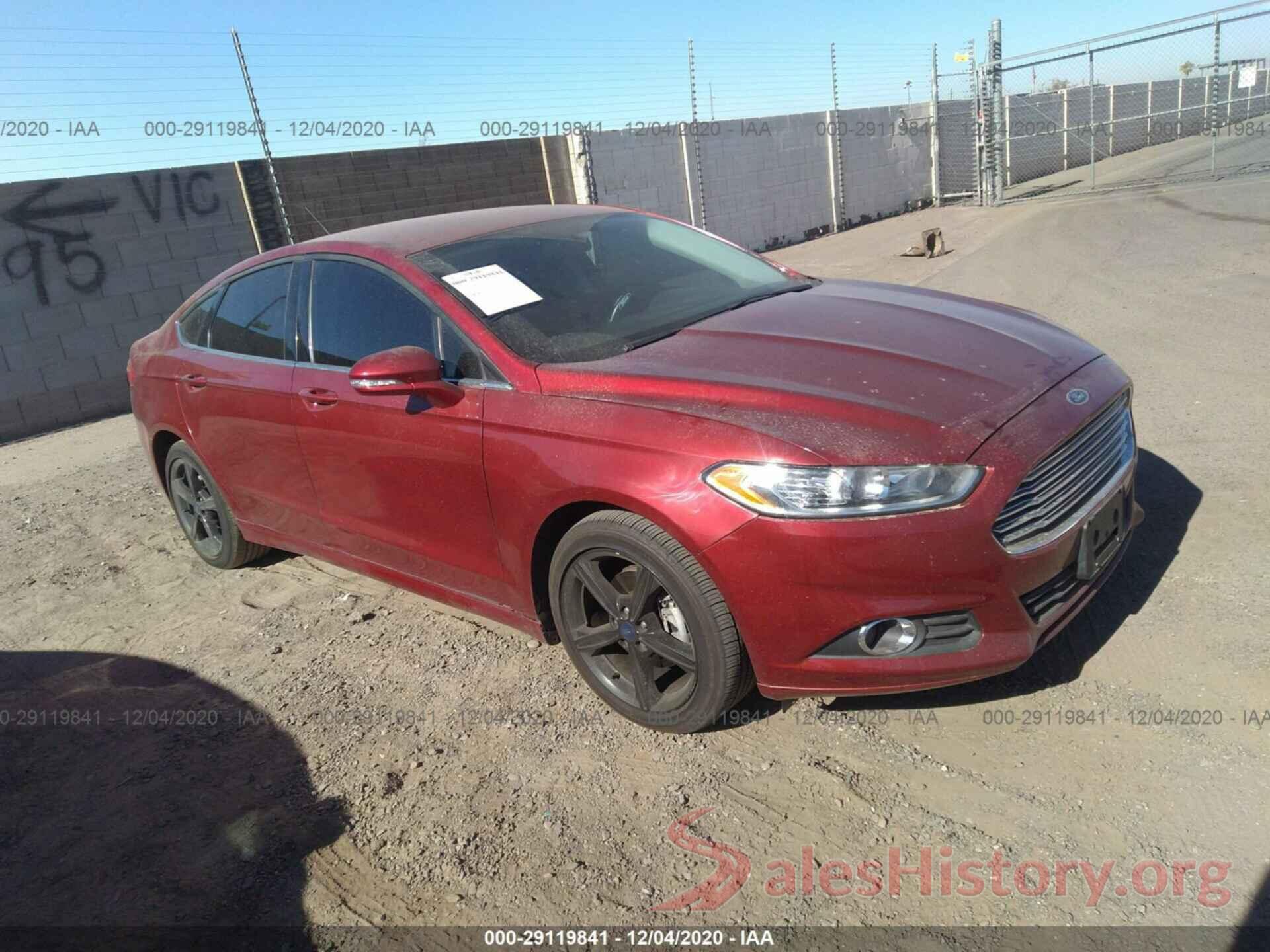 3FA6P0HD9GR239656 2016 FORD FUSION