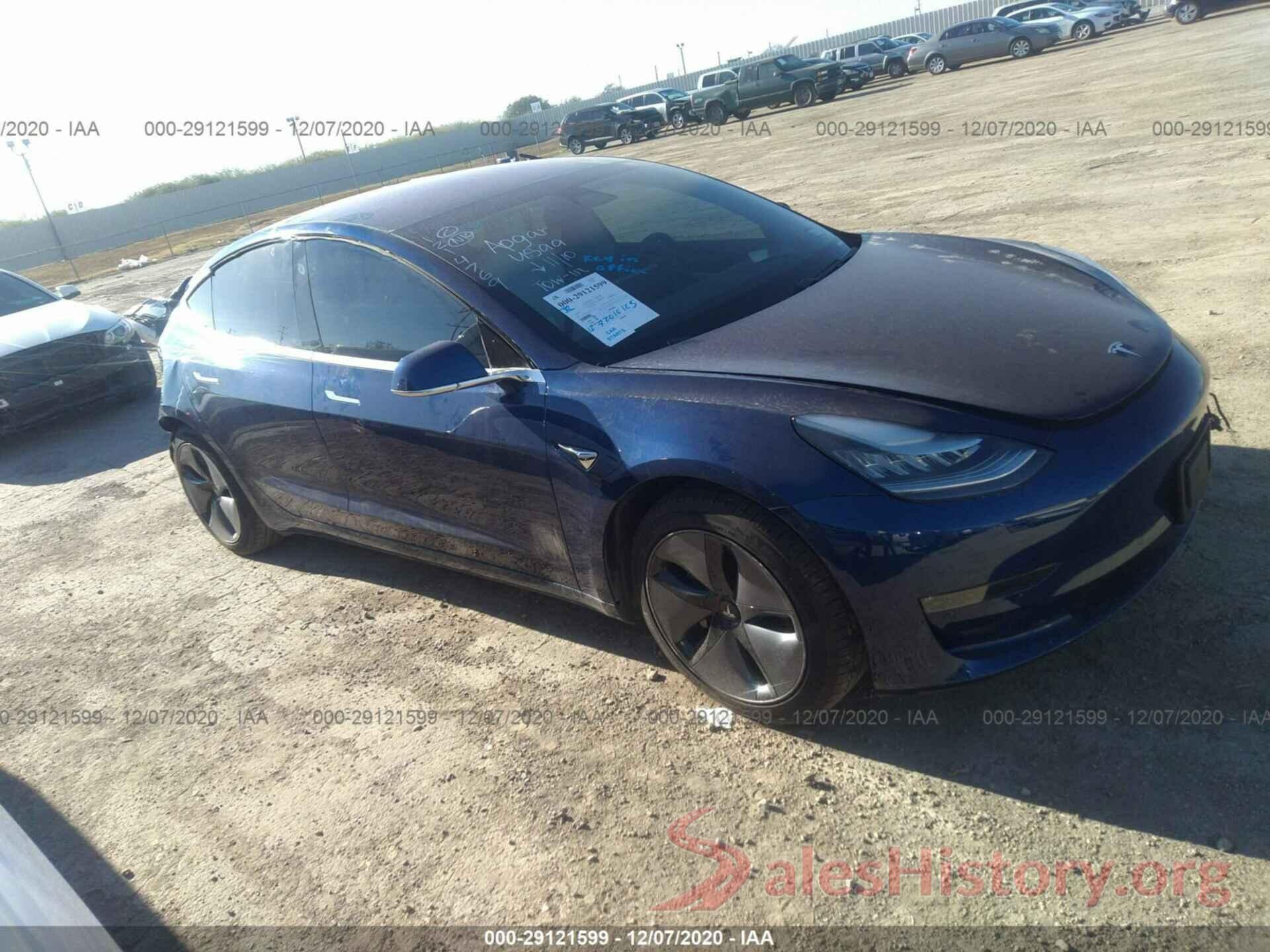 5YJ3E1EA2KF301931 2019 TESLA MODEL 3