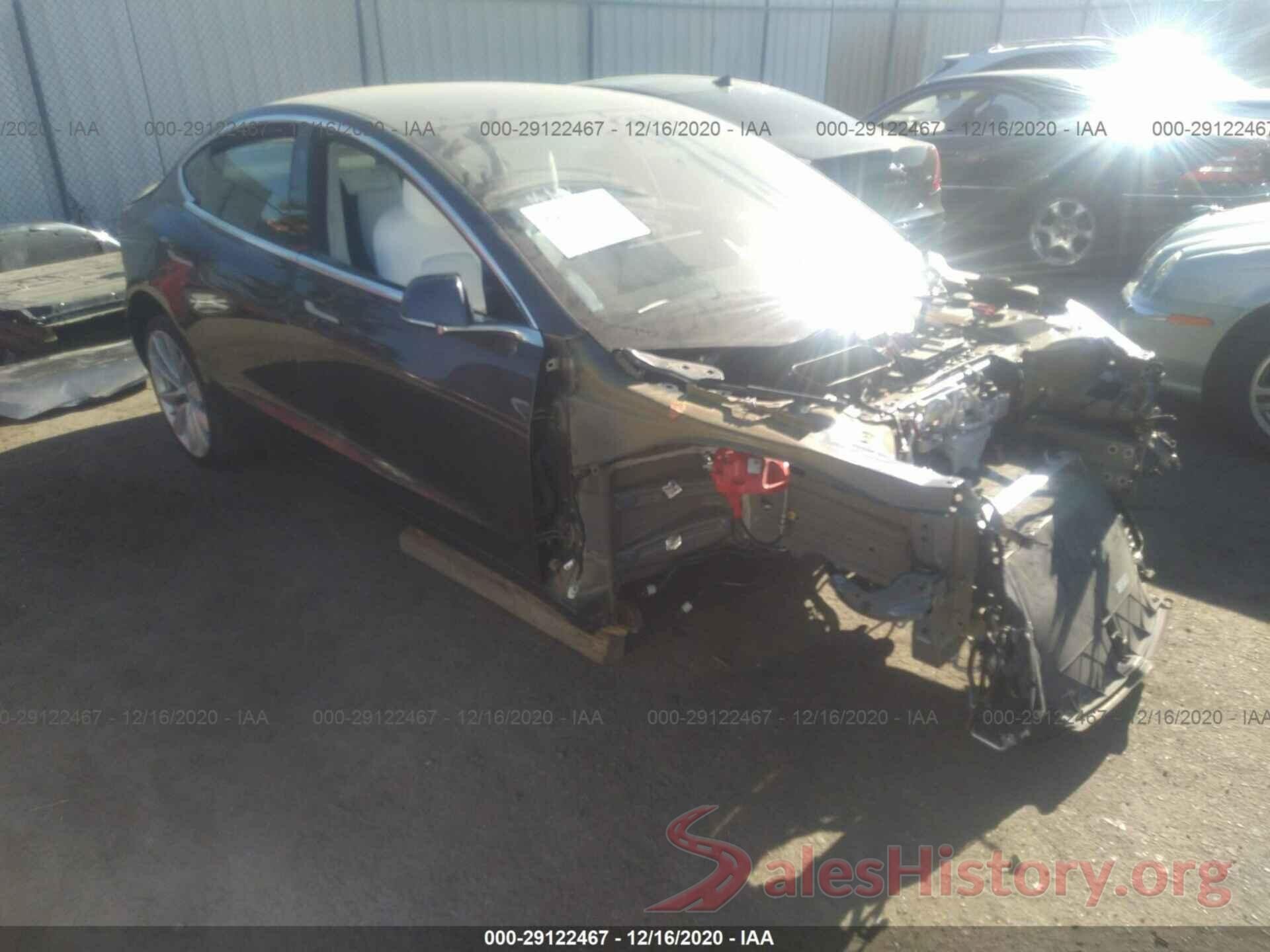 5YJ3E1EB3KF393639 2019 TESLA MODEL 3