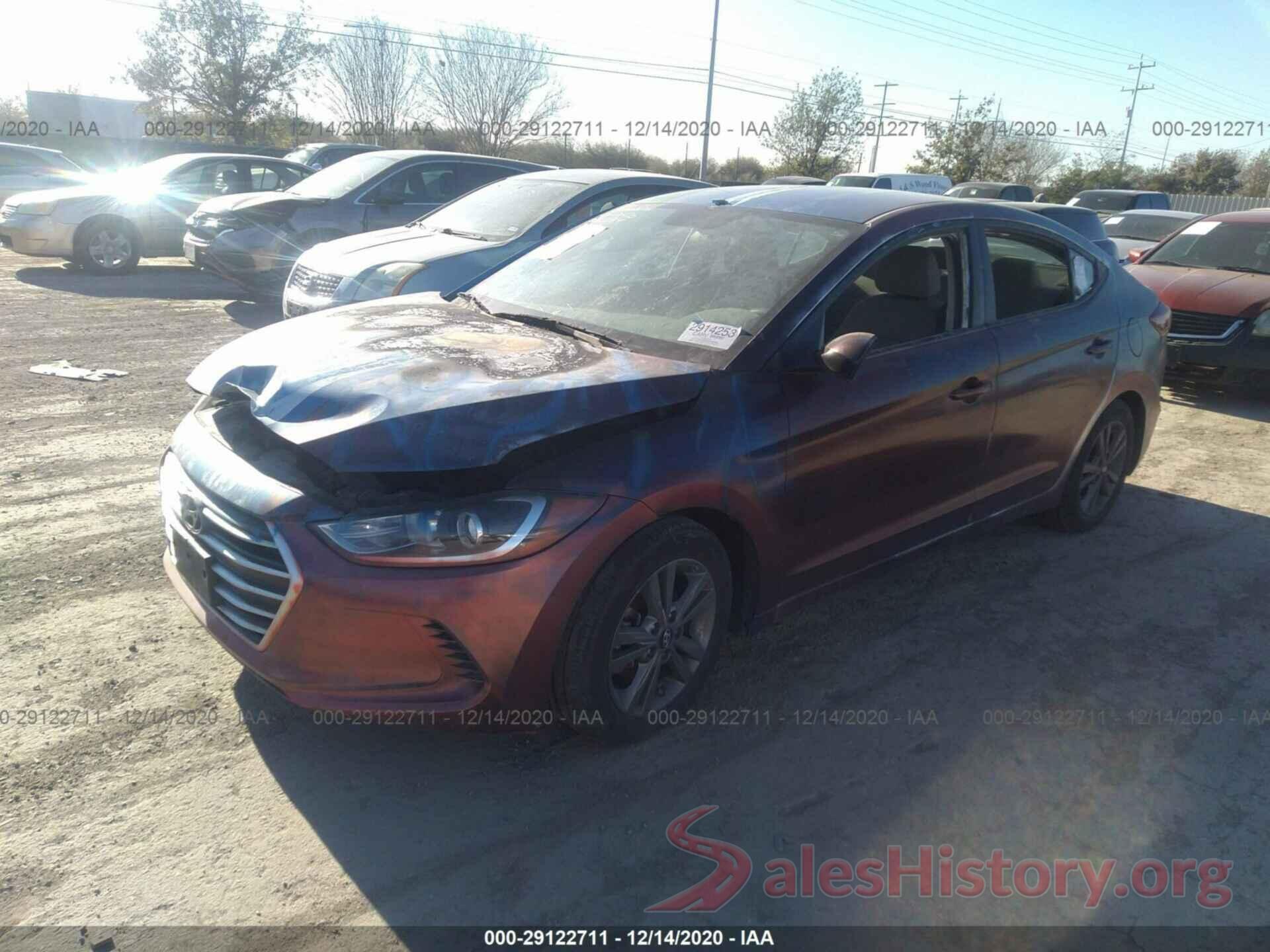 5NPD84LF5JH234575 2018 HYUNDAI ELANTRA