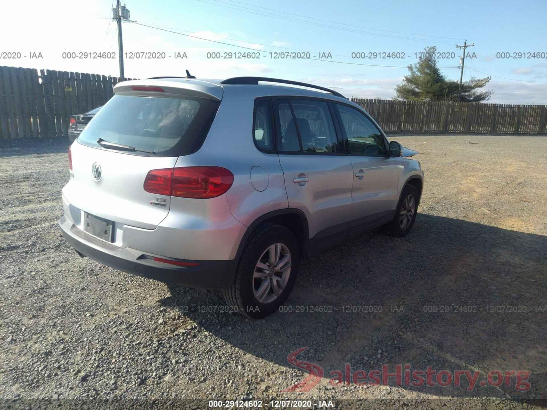 WVGBV7AX7GW578565 2016 VOLKSWAGEN TIGUAN