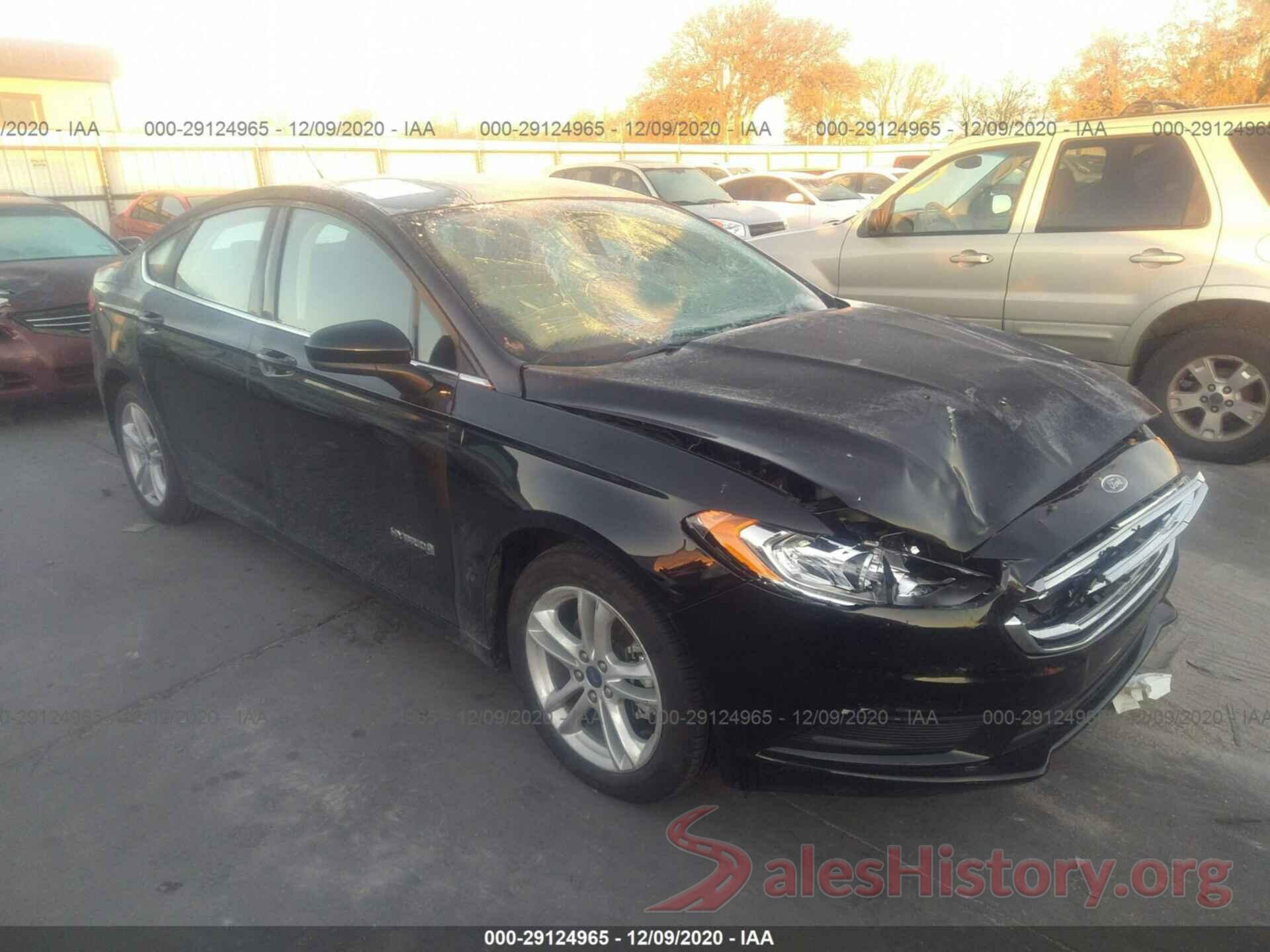 3FA6P0LU5JR269106 2018 FORD FUSION HYBRID