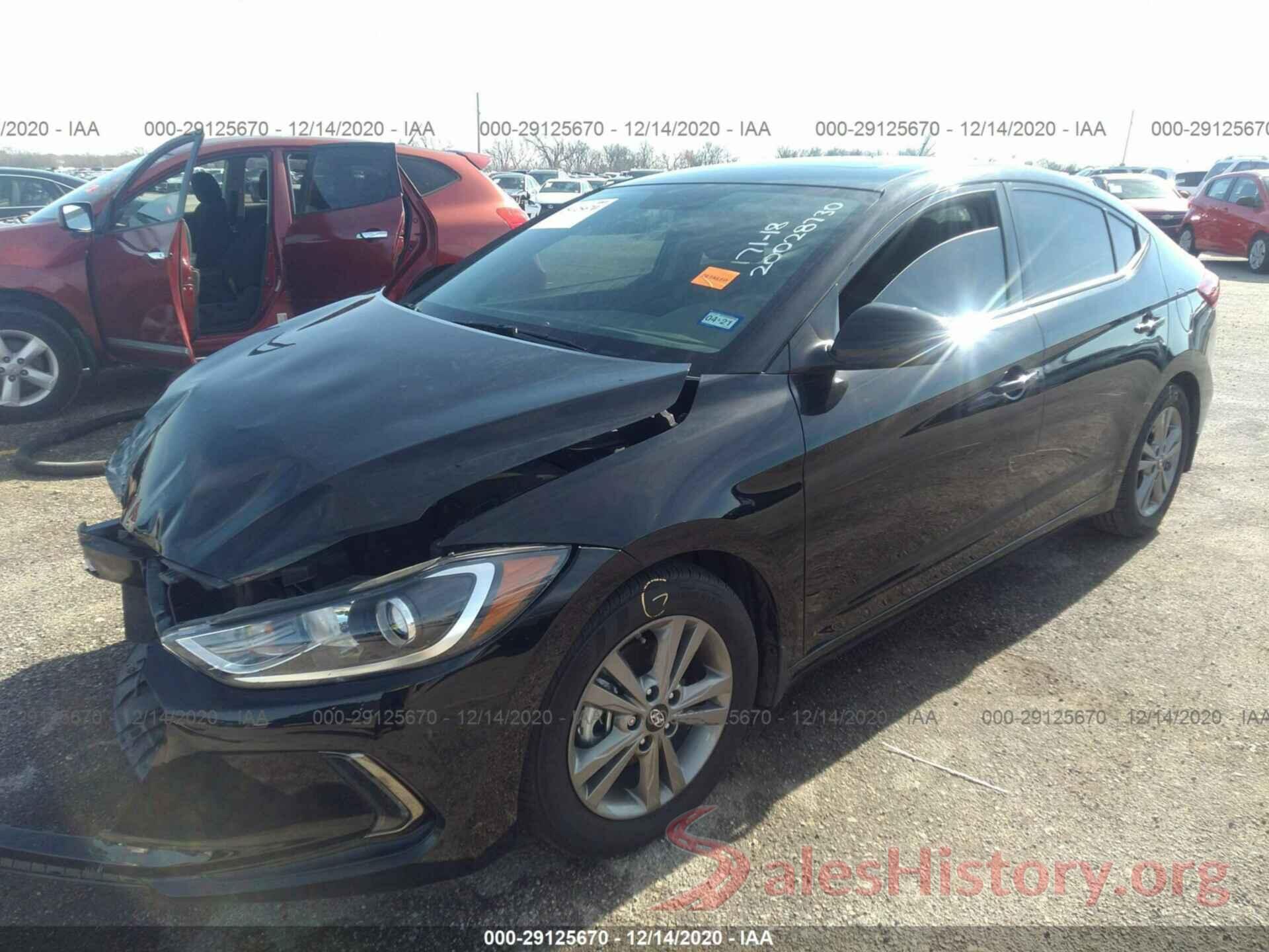 5NPD84LF4JH309380 2018 HYUNDAI ELANTRA