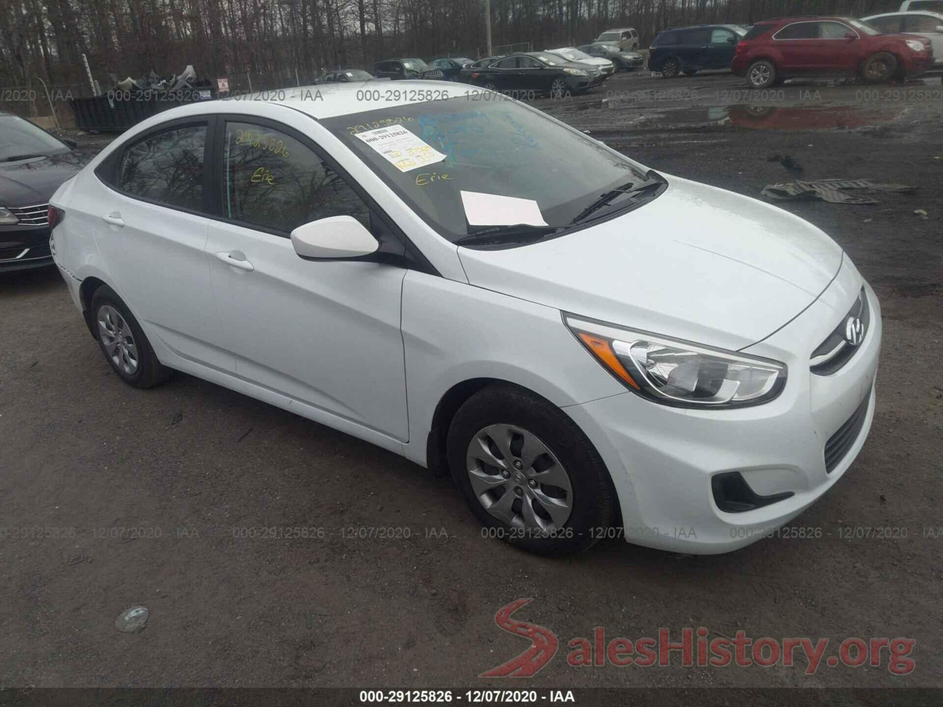 KMHCT4AE7GU142334 2016 HYUNDAI ACCENT