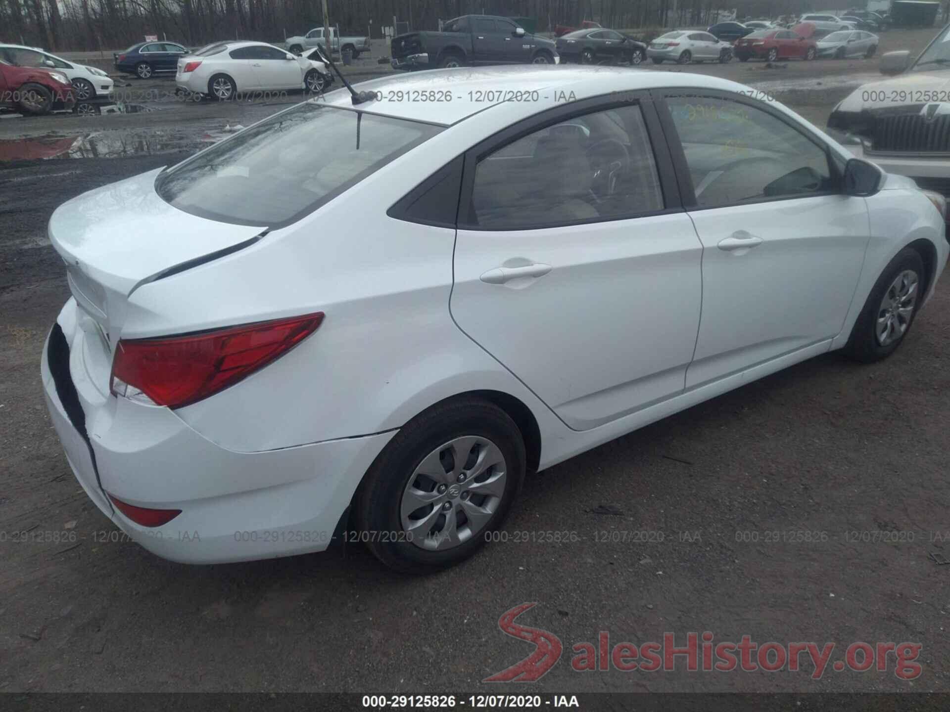 KMHCT4AE7GU142334 2016 HYUNDAI ACCENT