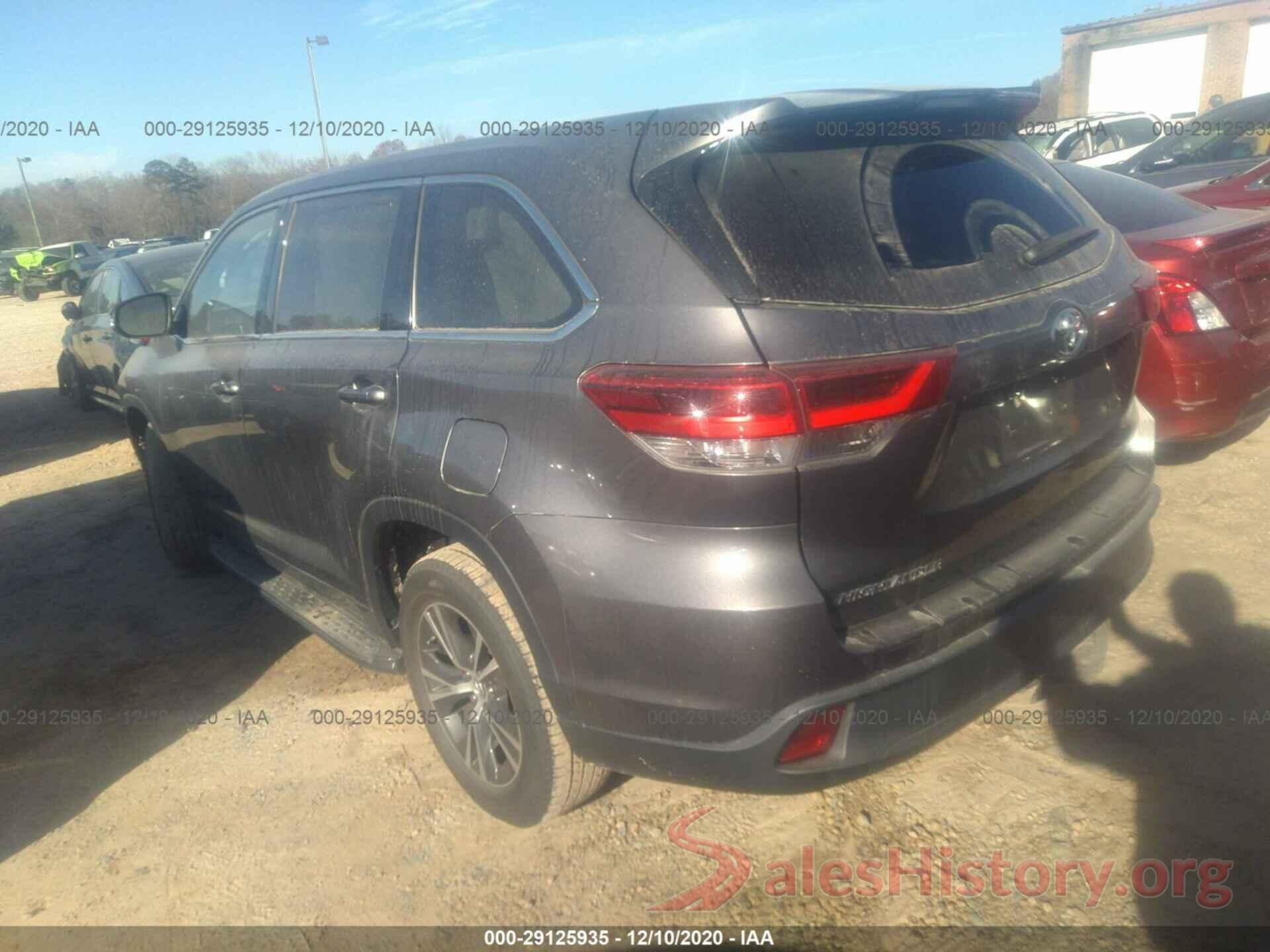 5TDZARFH8JS035003 2018 TOYOTA HIGHLANDER