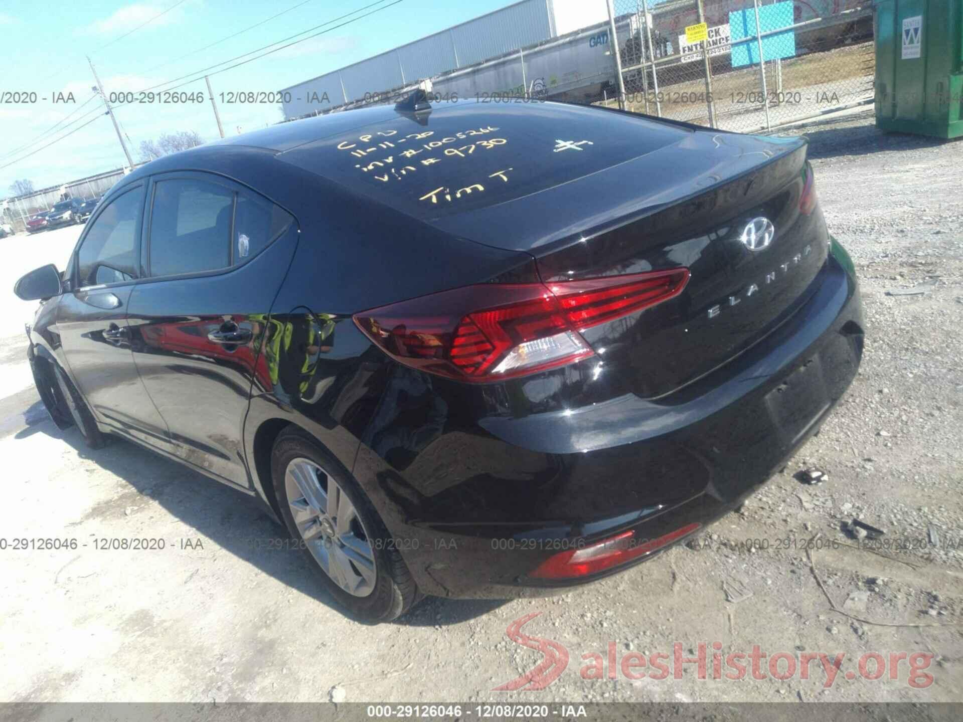 5NPD84LF6KH439730 2019 HYUNDAI ELANTRA