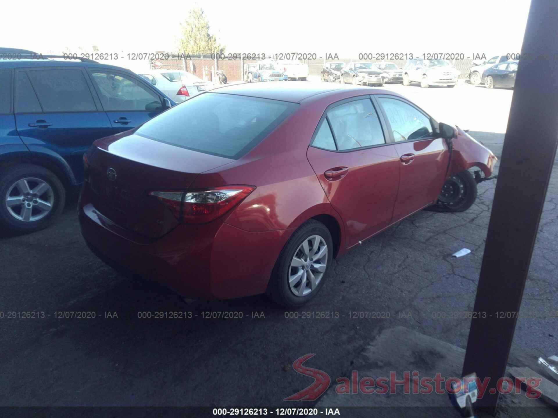 5YFBURHE3GP551637 2016 TOYOTA COROLLA