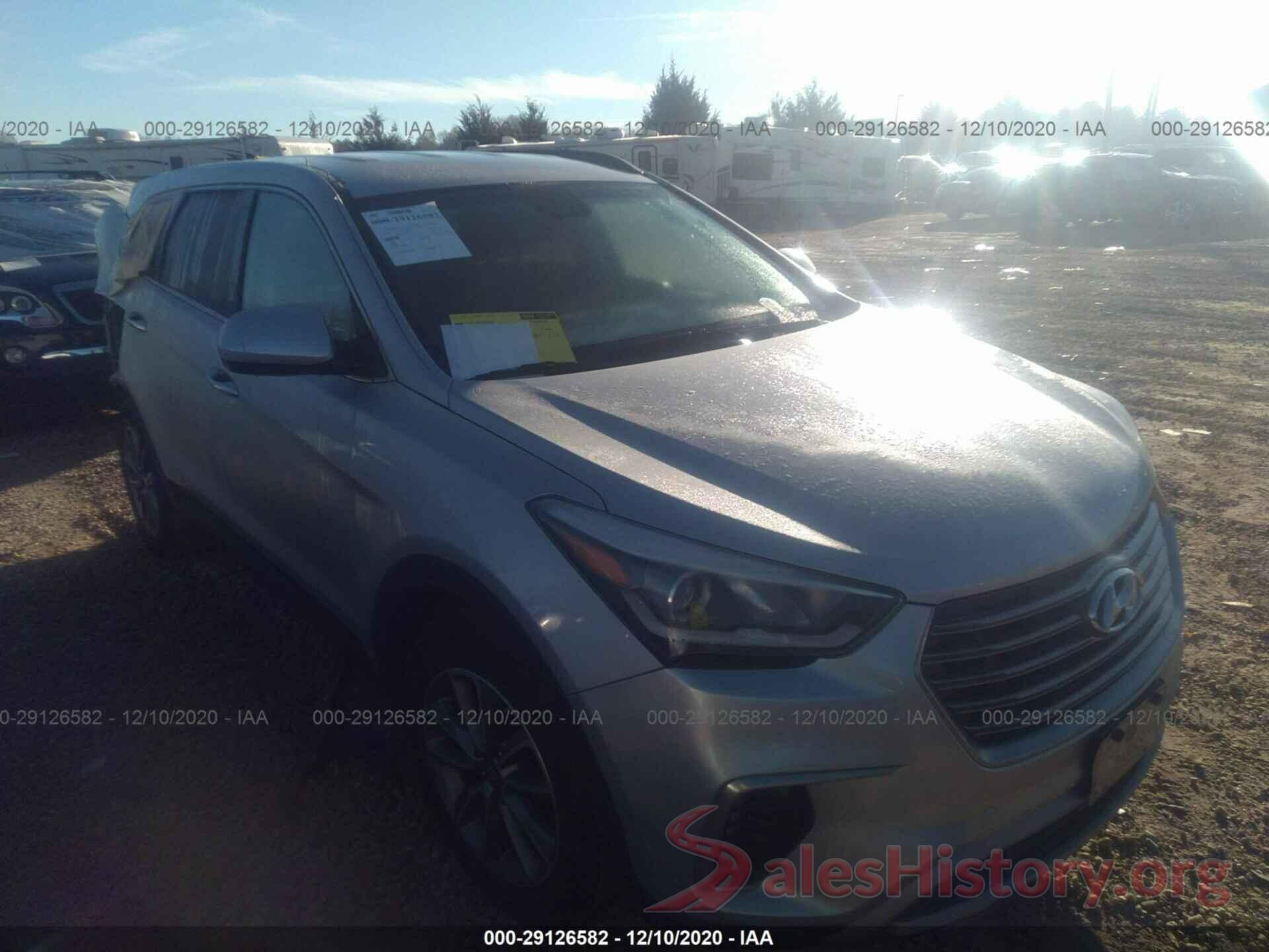 KM8SM4HF0HU207582 2017 HYUNDAI SANTA FE