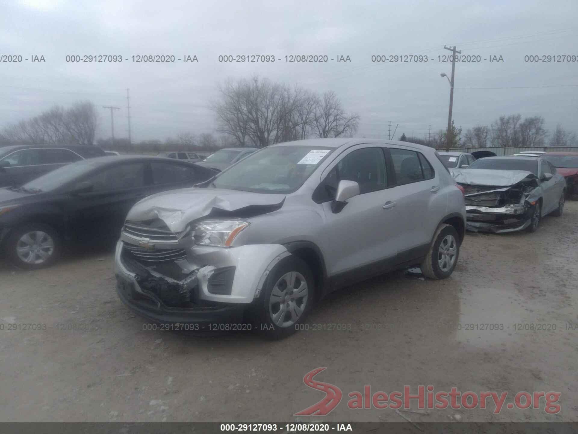 3GNCJKSB1GL274462 2016 CHEVROLET TRAX