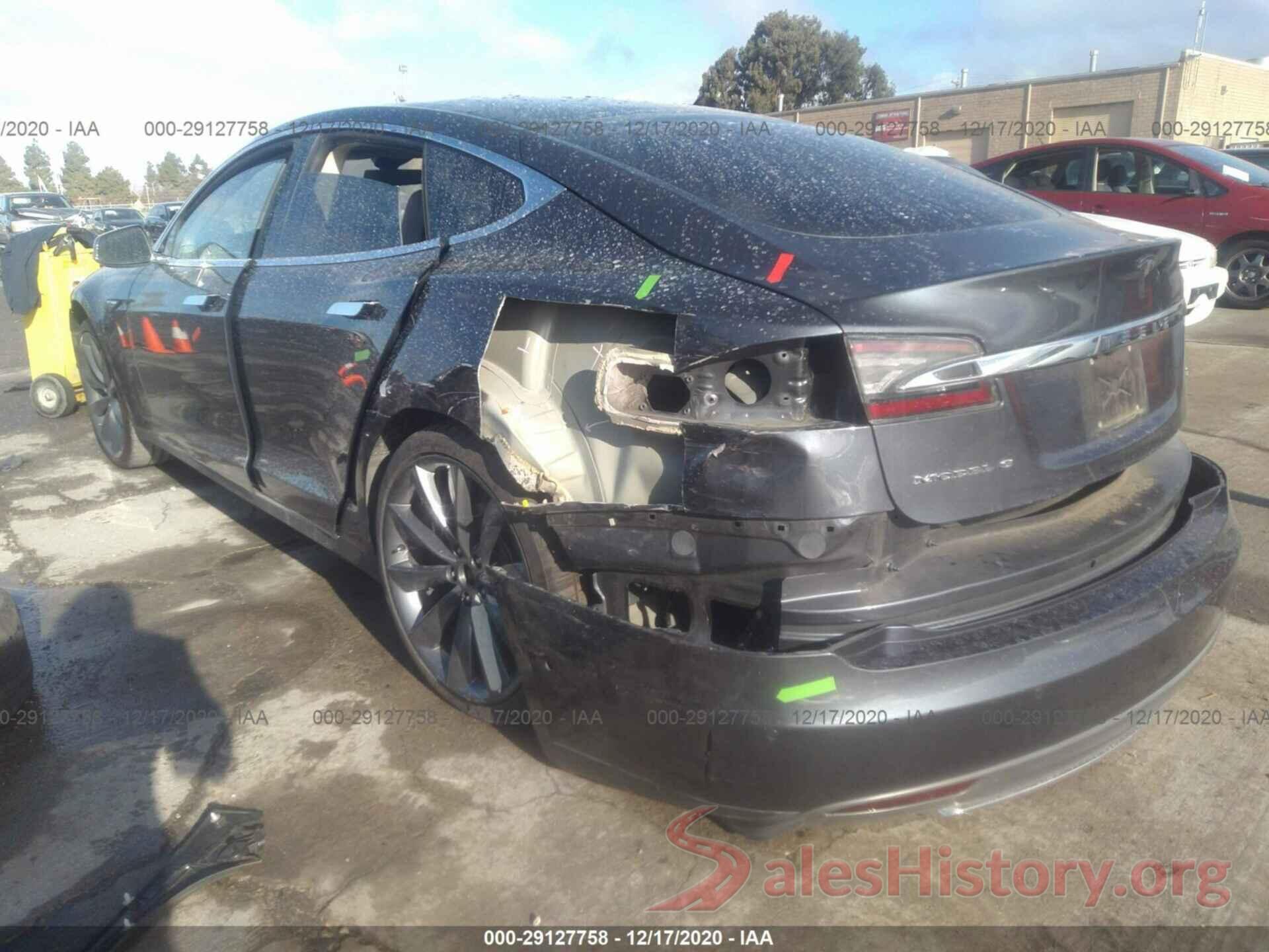 5YJSA1H1XEFP53889 2014 TESLA MODEL S