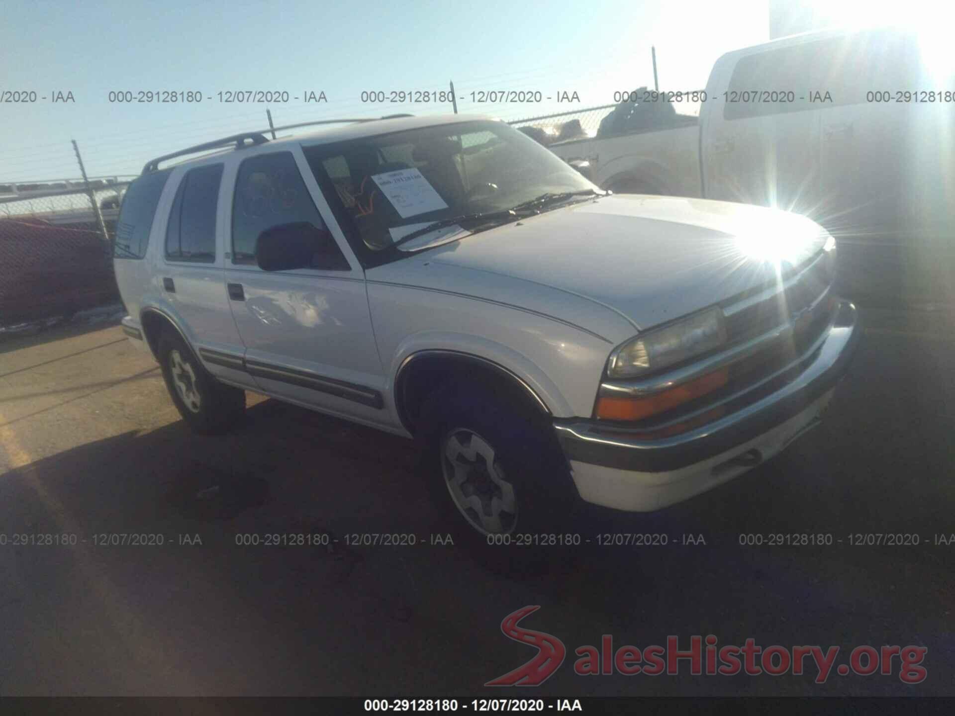 1GNDT13W3X2149703 1999 CHEVROLET BLAZER