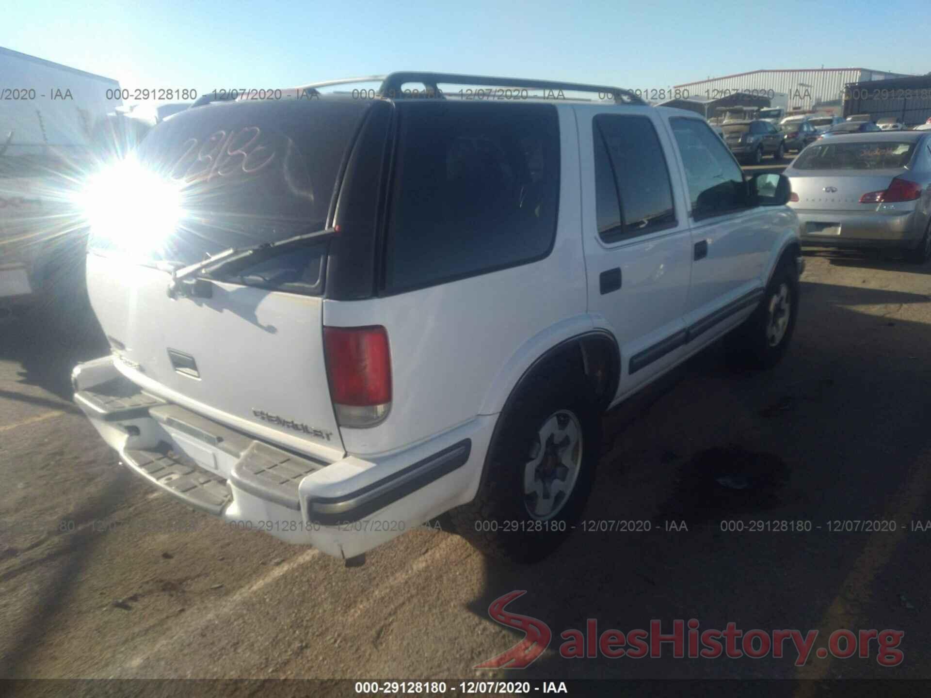 1GNDT13W3X2149703 1999 CHEVROLET BLAZER