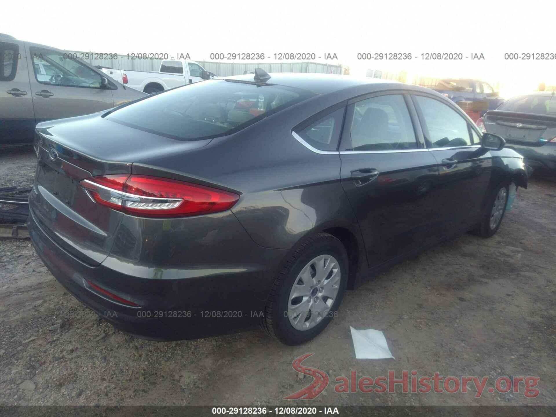 3FA6P0G73LR160134 2020 FORD FUSION