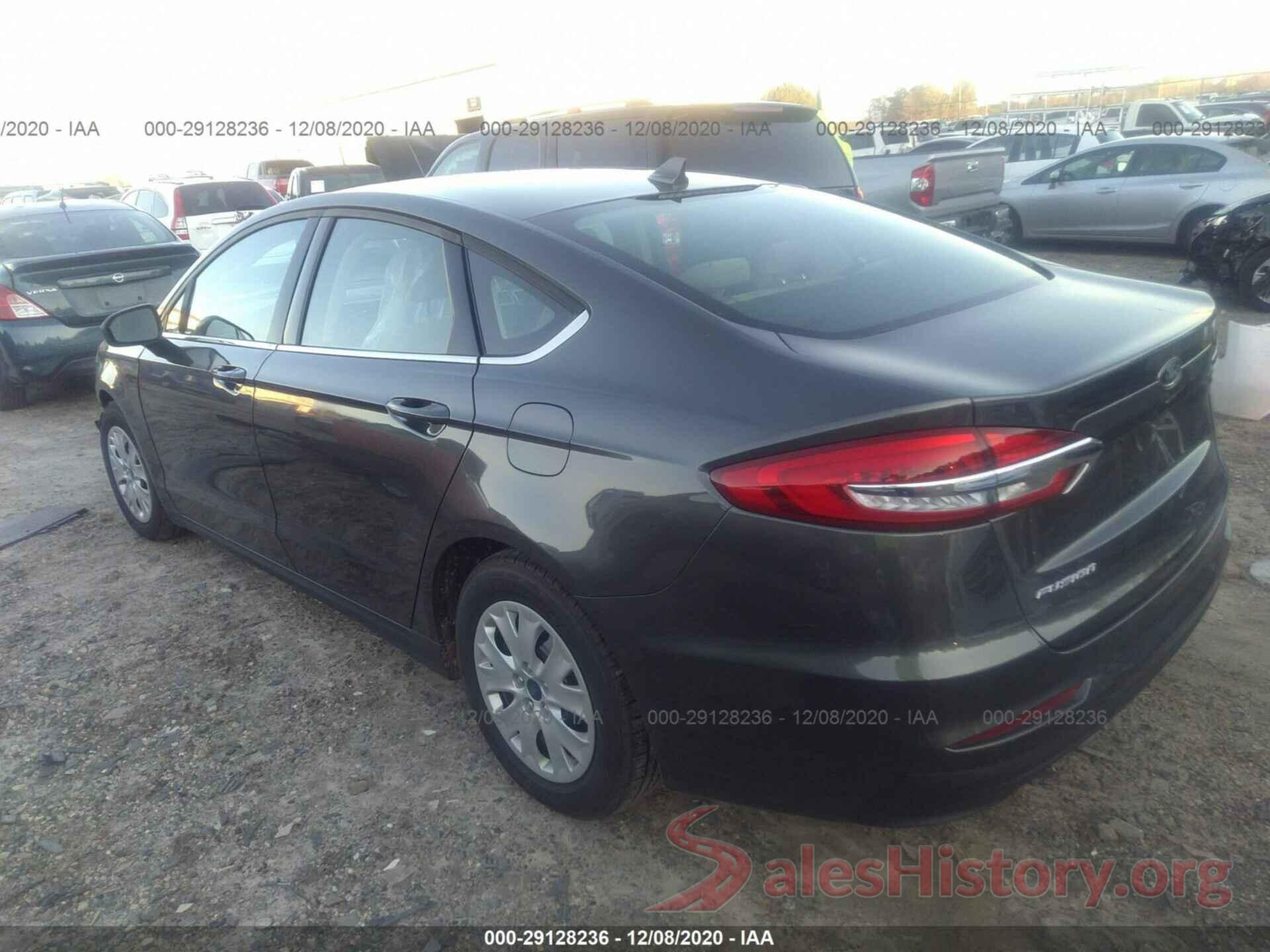 3FA6P0G73LR160134 2020 FORD FUSION