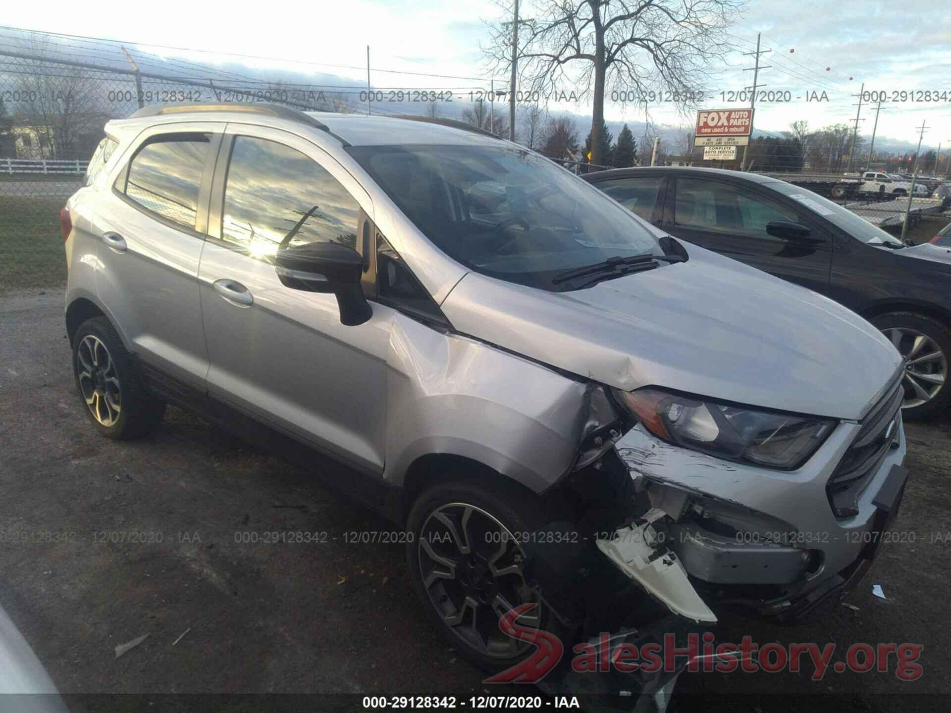 MAJ6S3JL6LC322763 2020 FORD ECOSPORT