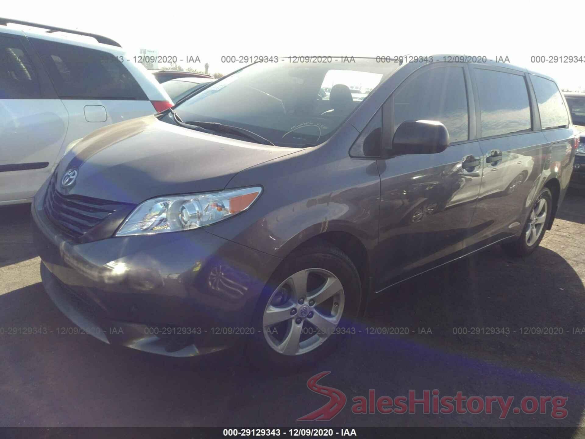 5TDZZ3DCXHS878269 2017 TOYOTA SIENNA