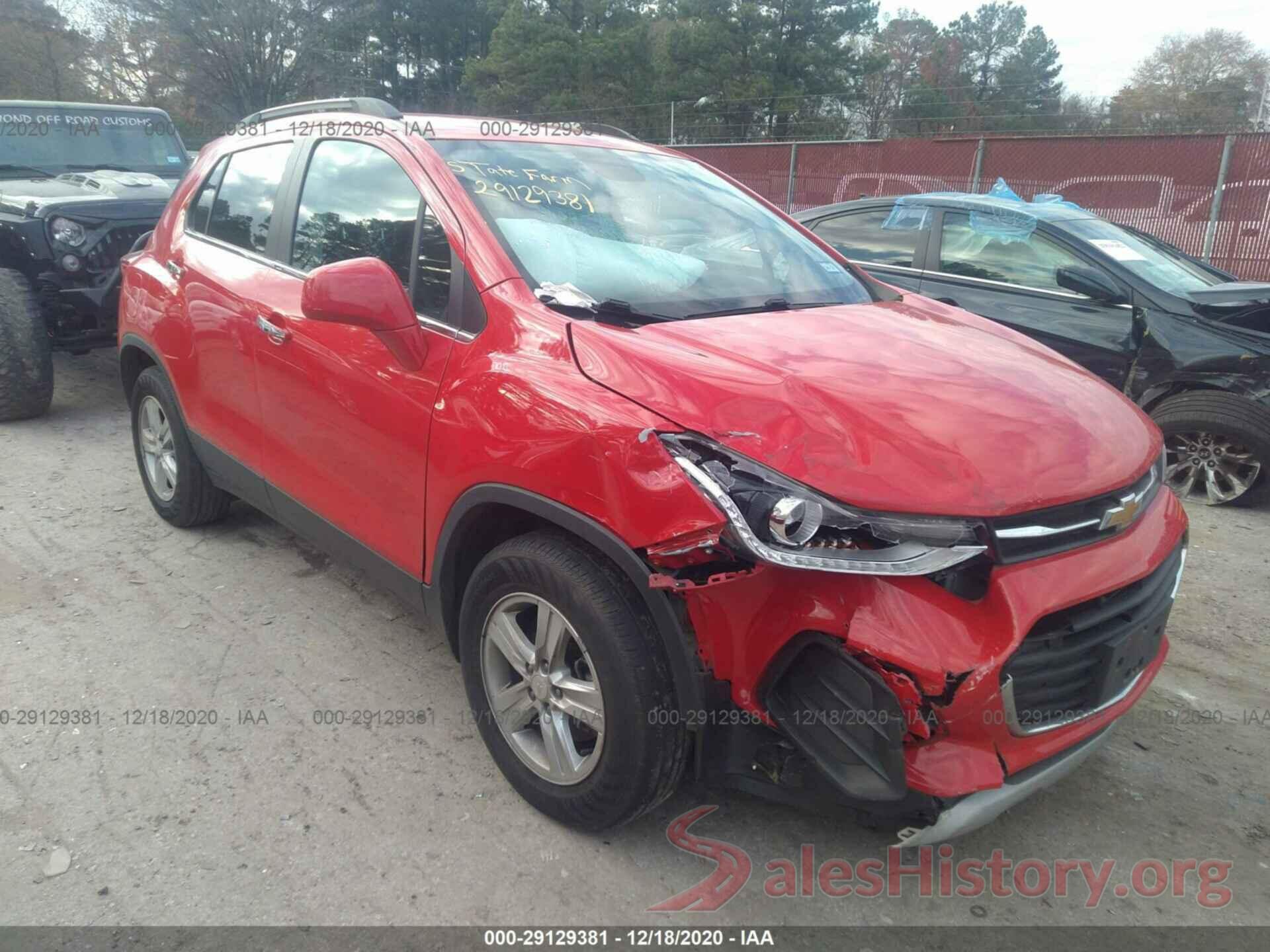 3GNCJLSB1JL279318 2018 CHEVROLET TRAX