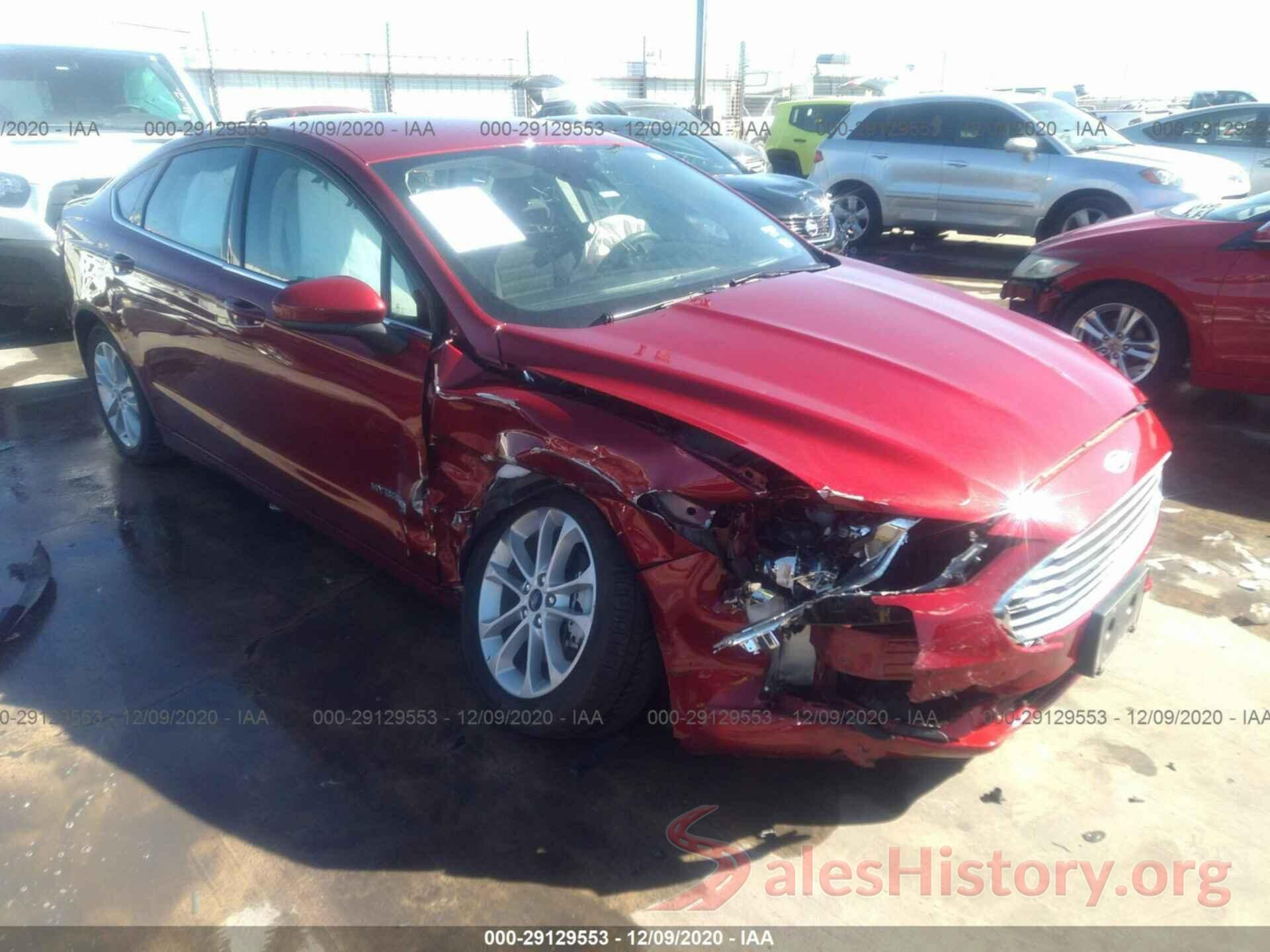 3FA6P0LUXKR124709 2019 FORD FUSION HYBRID