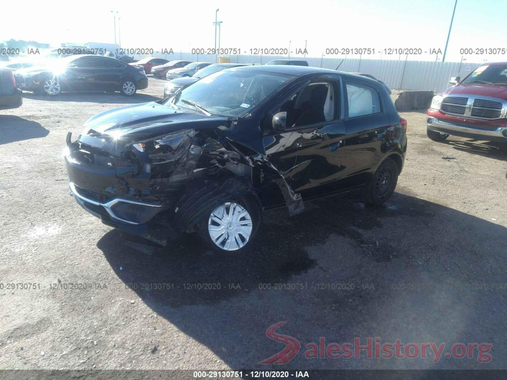 ML32A3HJ3KH010971 2019 MITSUBISHI MIRAGE