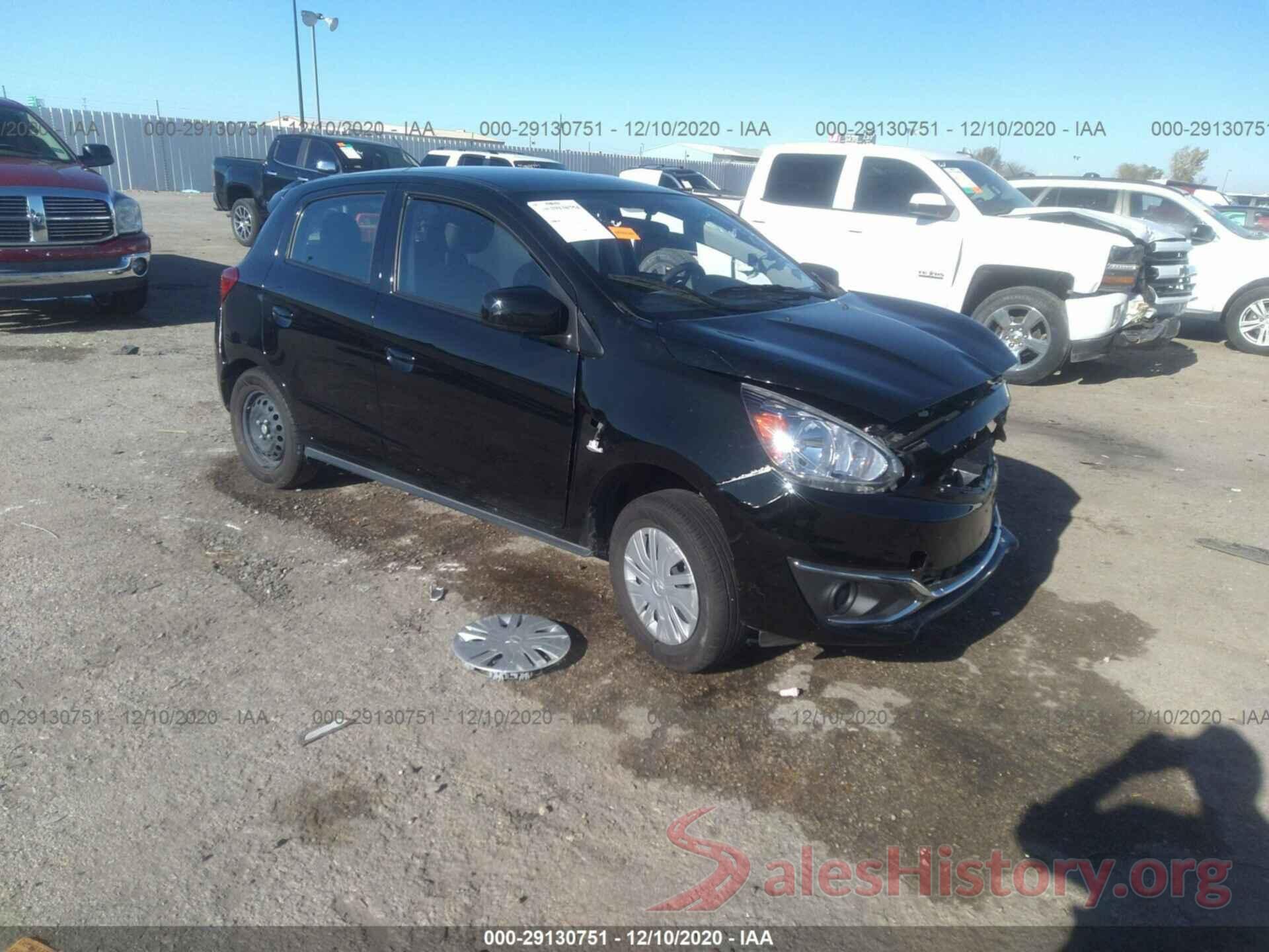 ML32A3HJ3KH010971 2019 MITSUBISHI MIRAGE