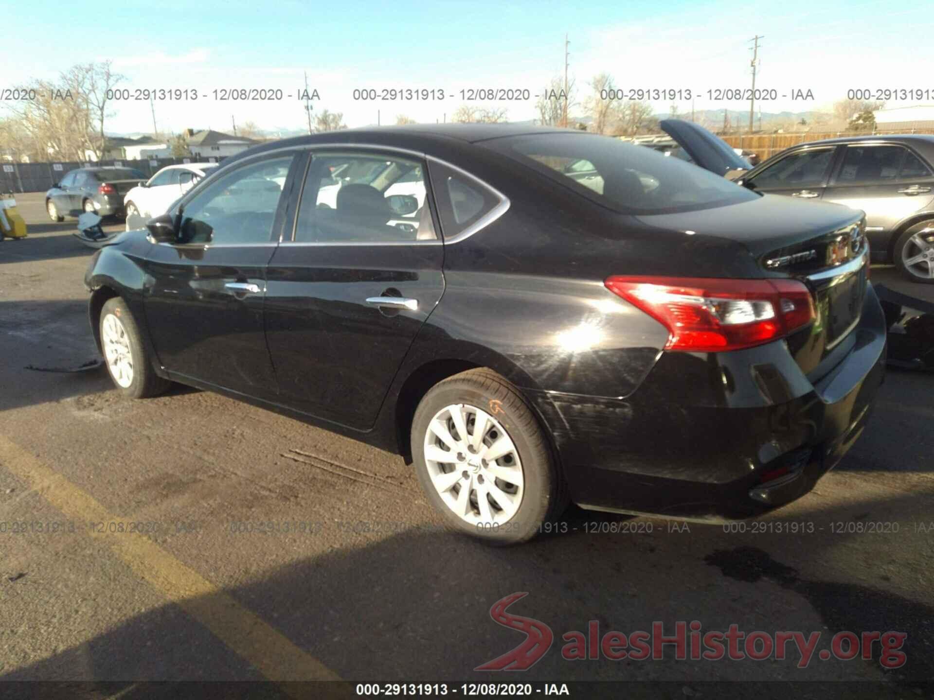 3N1AB7APXKY360052 2019 NISSAN SENTRA